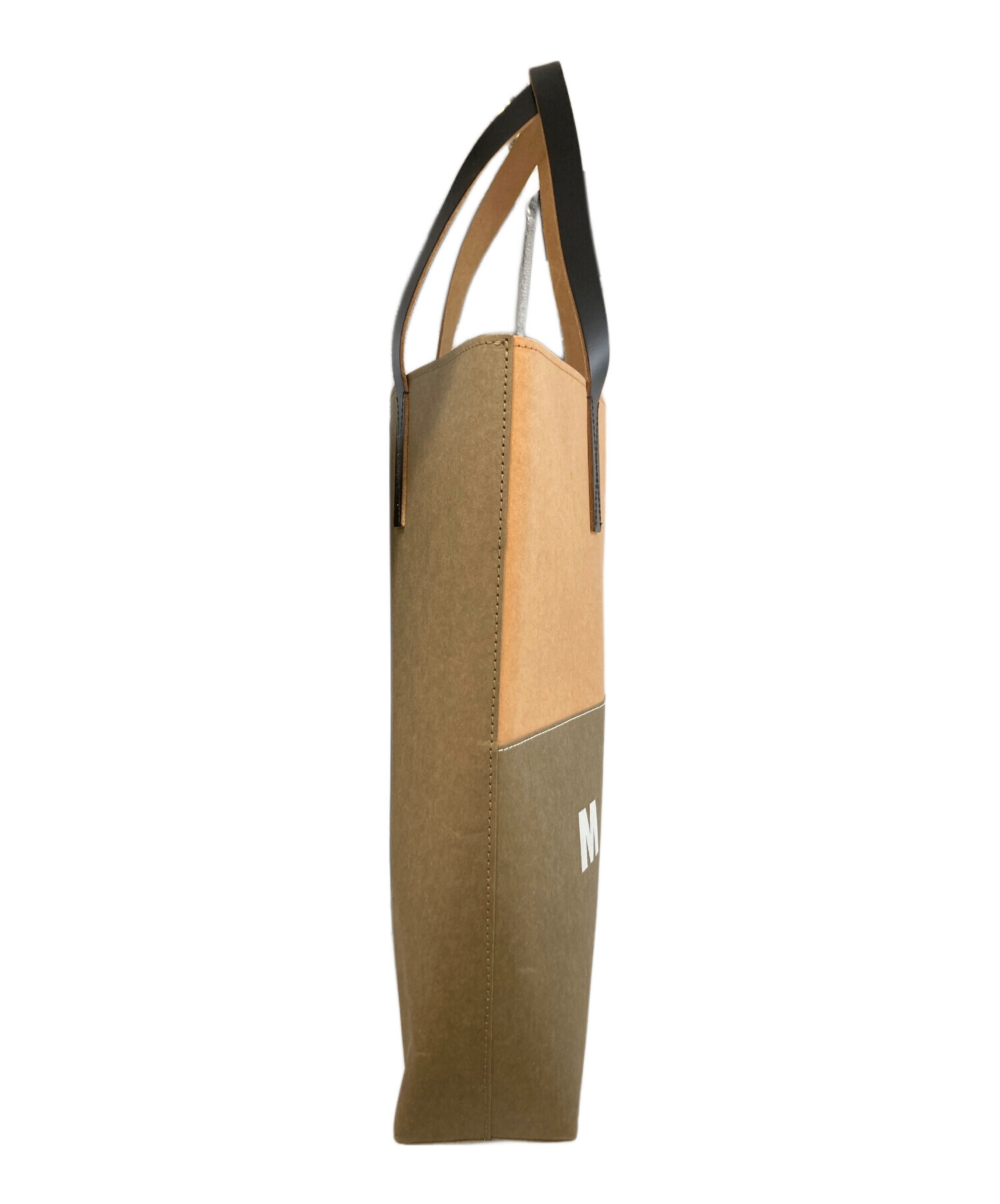 中古・古着通販】MARNI (マルニ) ペーパートートバッグ ベージュ 