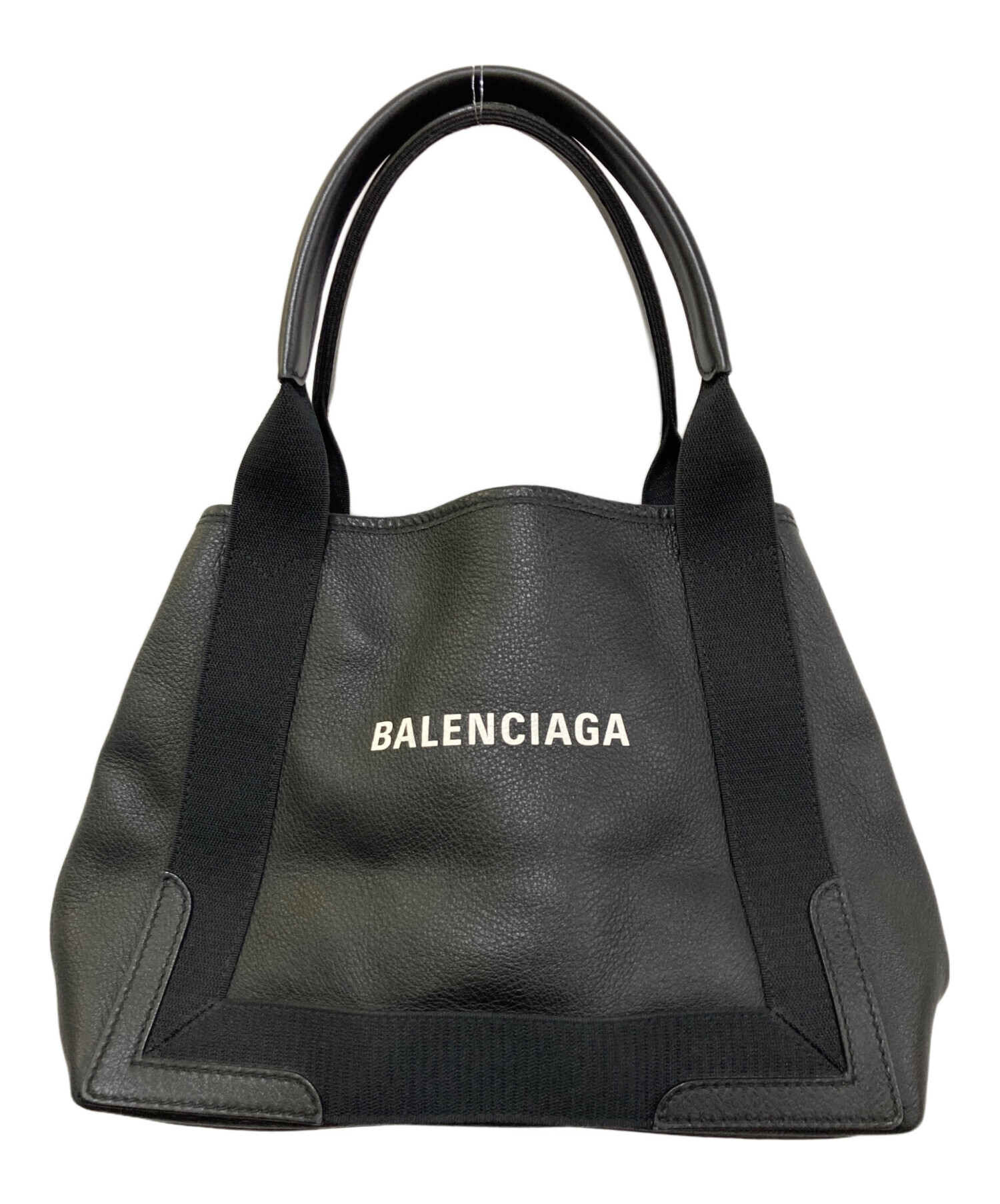 中古・古着通販】BALENCIAGA (バレンシアガ) ネイビーカバス S トート