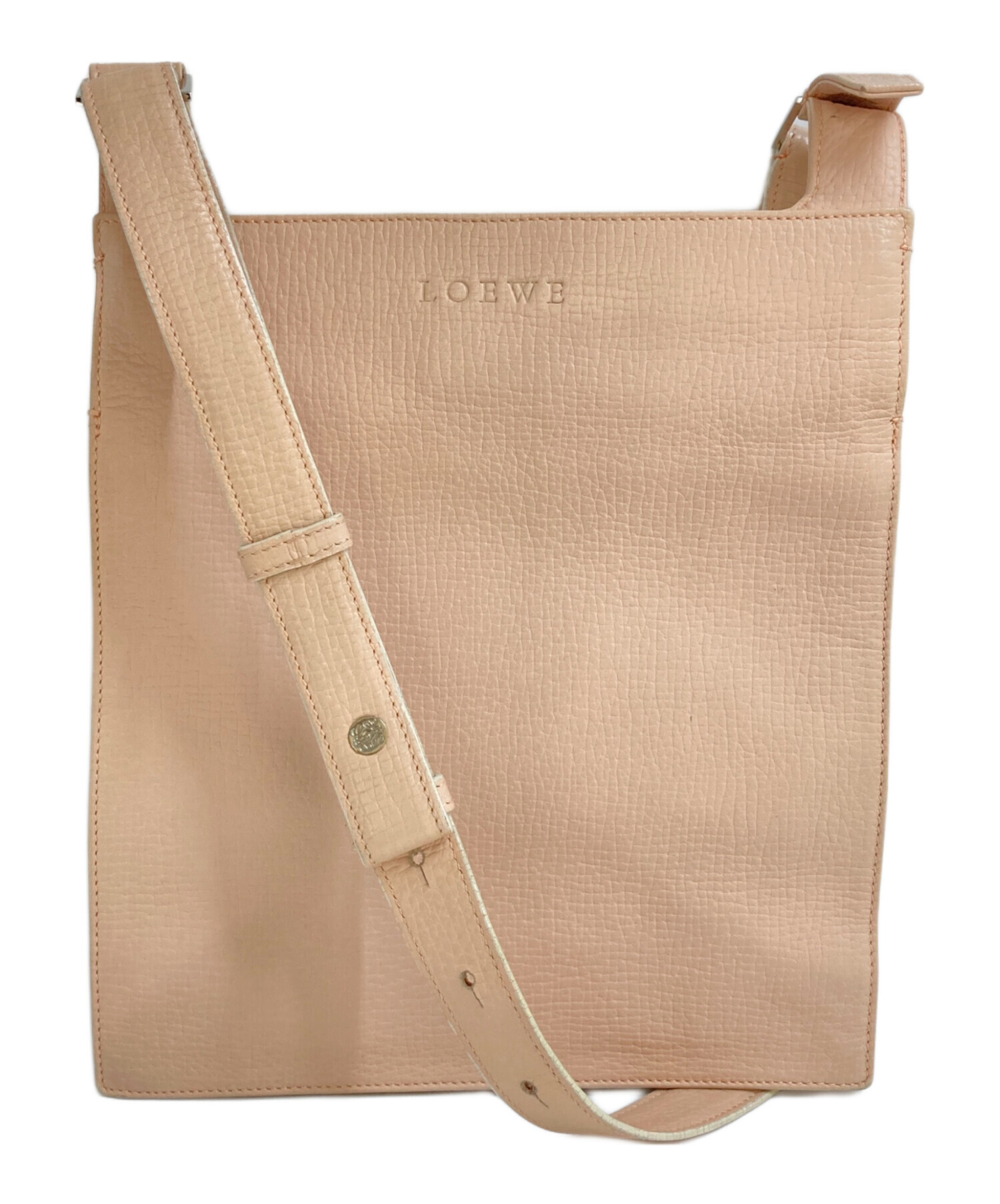 LOEWE ロエベ ショルダーバッグ  ピンク 【古着】【中古】【送料無料】 中古・古着通販】LOEWE (ロエベ) フラメンコ30 ショルダーバッグ