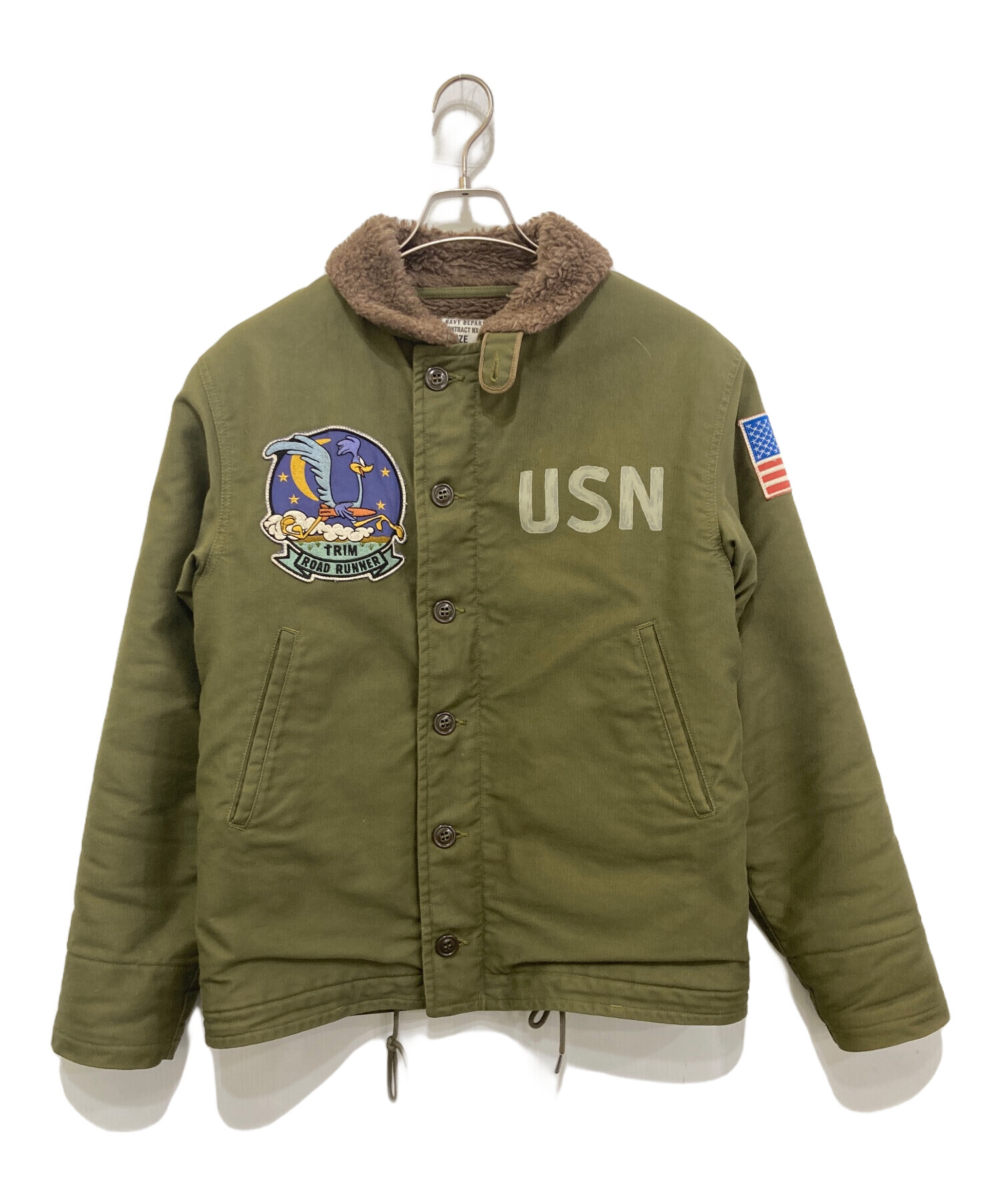 H828 TOY'S McCOY N-1 デッキジャケット ロードランナー TOY'S McCOY トイズマッコイ N-1 TYPE デッキ ジャケット