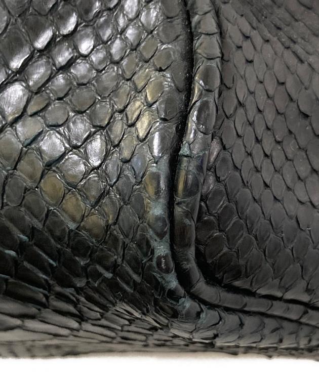 中古・古着通販】BOTTEGA VENETA (ボッテガベネタ) パイソン ボストン