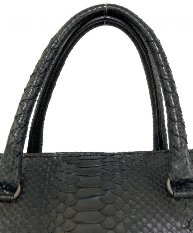 中古・古着通販】BOTTEGA VENETA (ボッテガベネタ) パイソン ボストン
