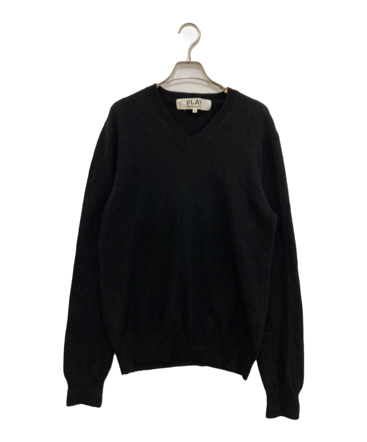 PLAY COMME des GARÇONS 黒 ニット L 中古・古着通販】PLAY COMME des GARCONS (プレイコムデギャルソン