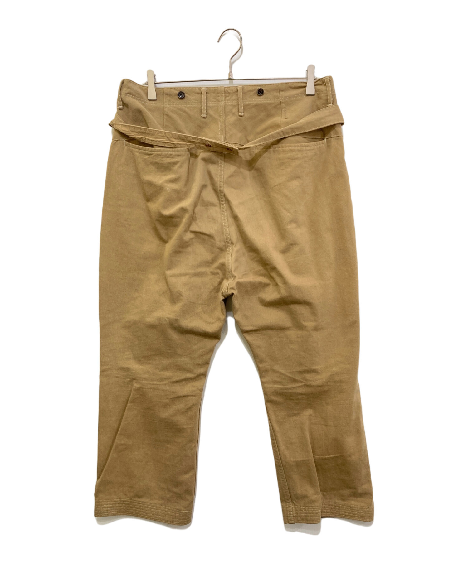 KAPITAL キャピタル OBIE 変形 サルエルパンツ チノ ベージュ系 L 中古・古着通販】KAPITAL (キャピタル) ピエロパンツ ベージュ サイズ