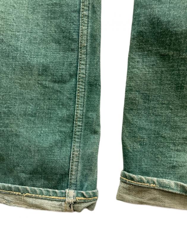 中古・古着通販】KAPITAL (キャピタル) ピエロデニムパンツ グリーン