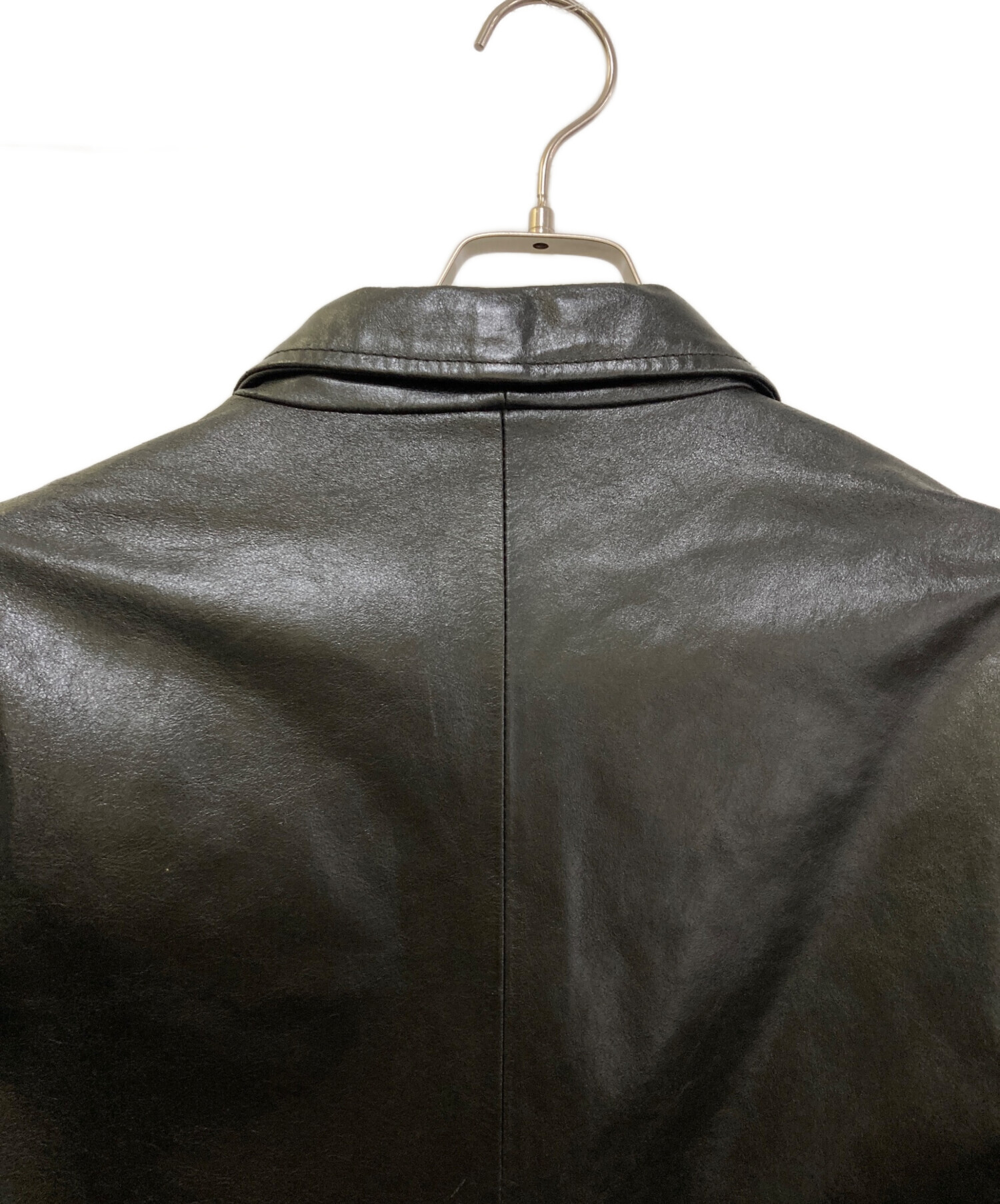 中古・古着通販】OLD GAP (オールドギャップ) レザーコート ブラック