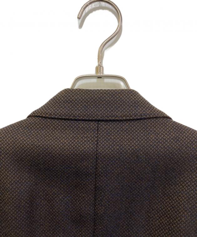 中古・古着通販】ETRO (エトロ) 裏地総柄2Bジャケット ブラウン サイズ