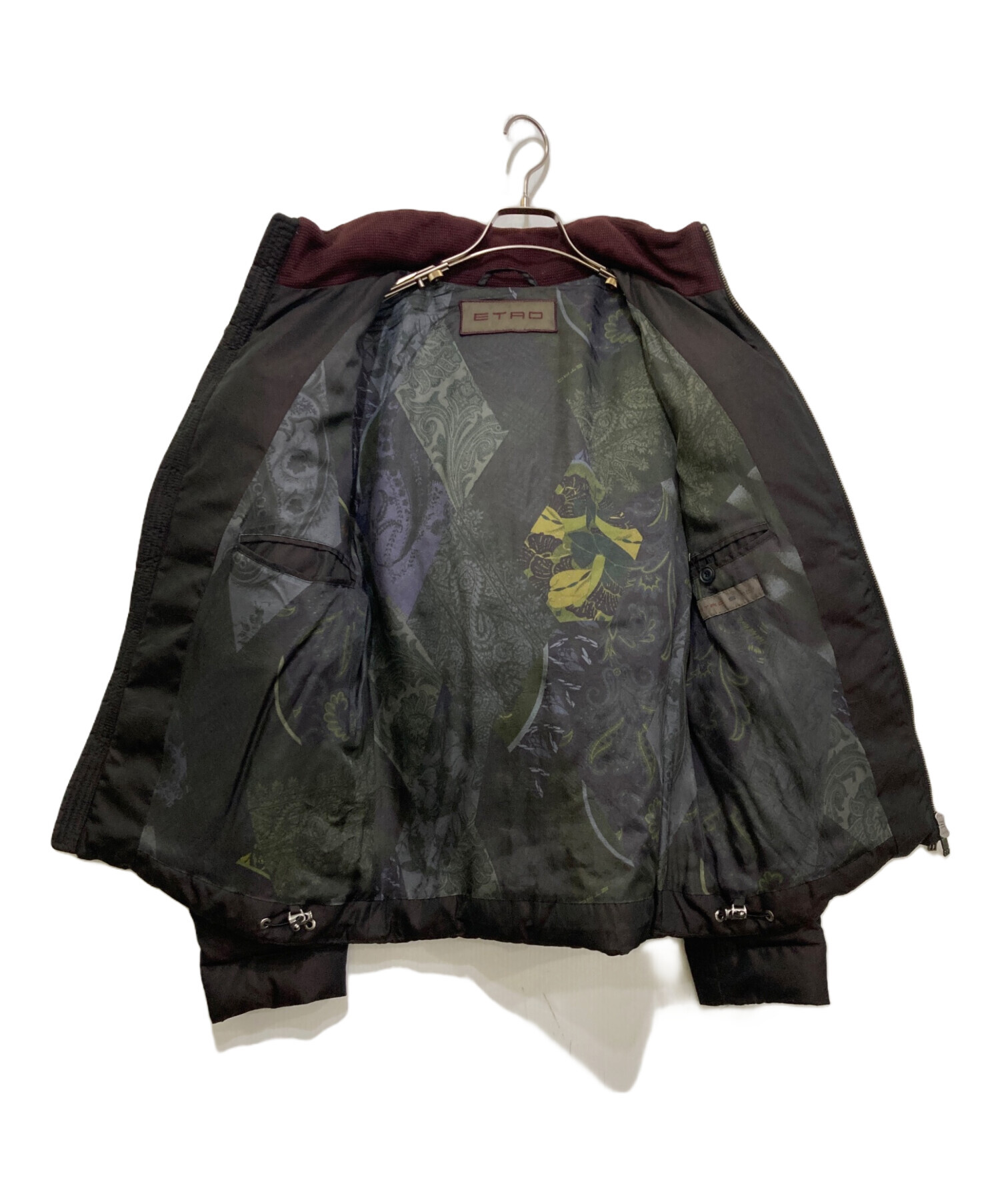 中古・古着通販】ETRO (エトロ) ペイズリー柄ダウンジャケット