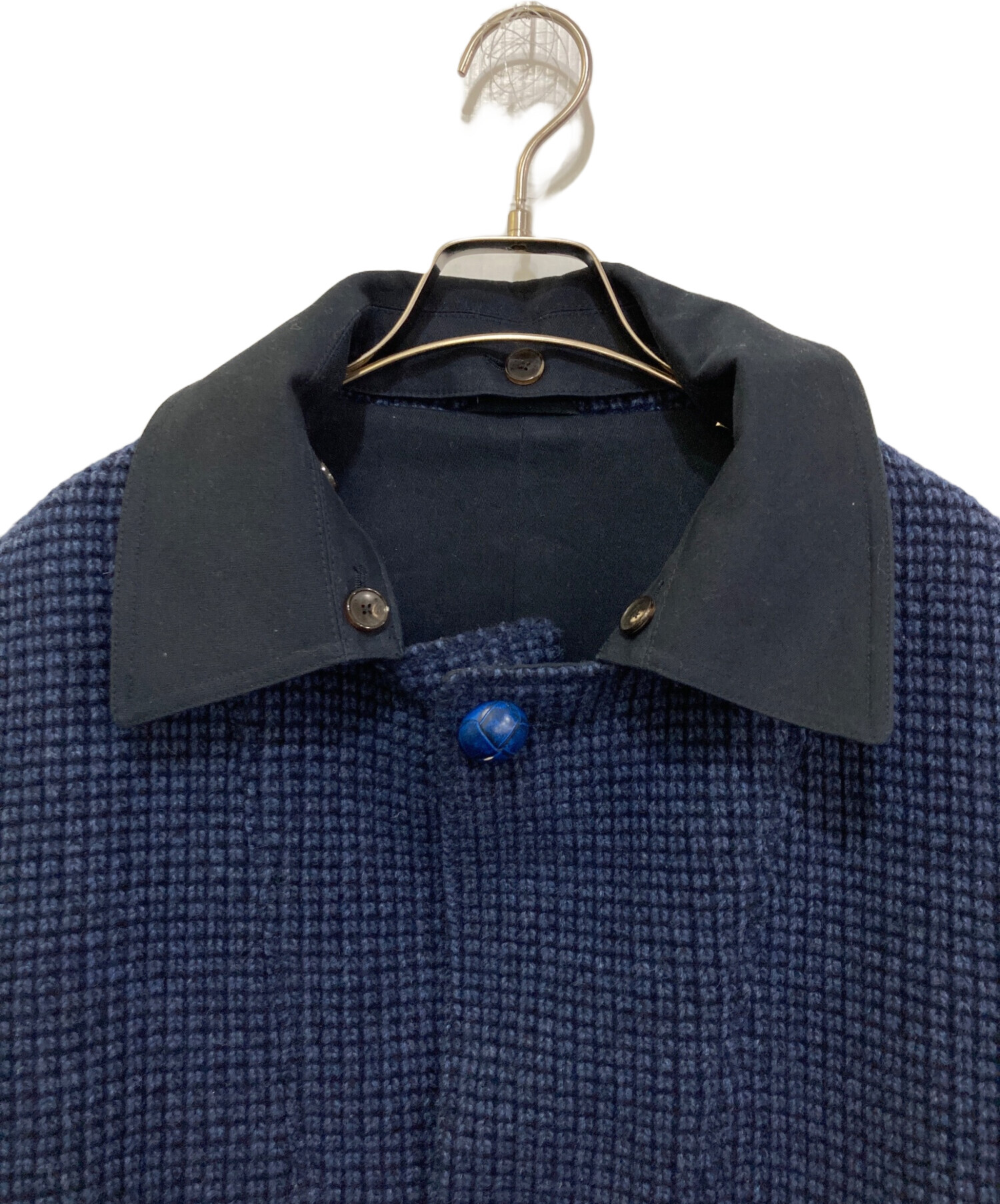 中古・古着通販】ETRO (エトロ) ライナー付ニットジャケット ネイビー