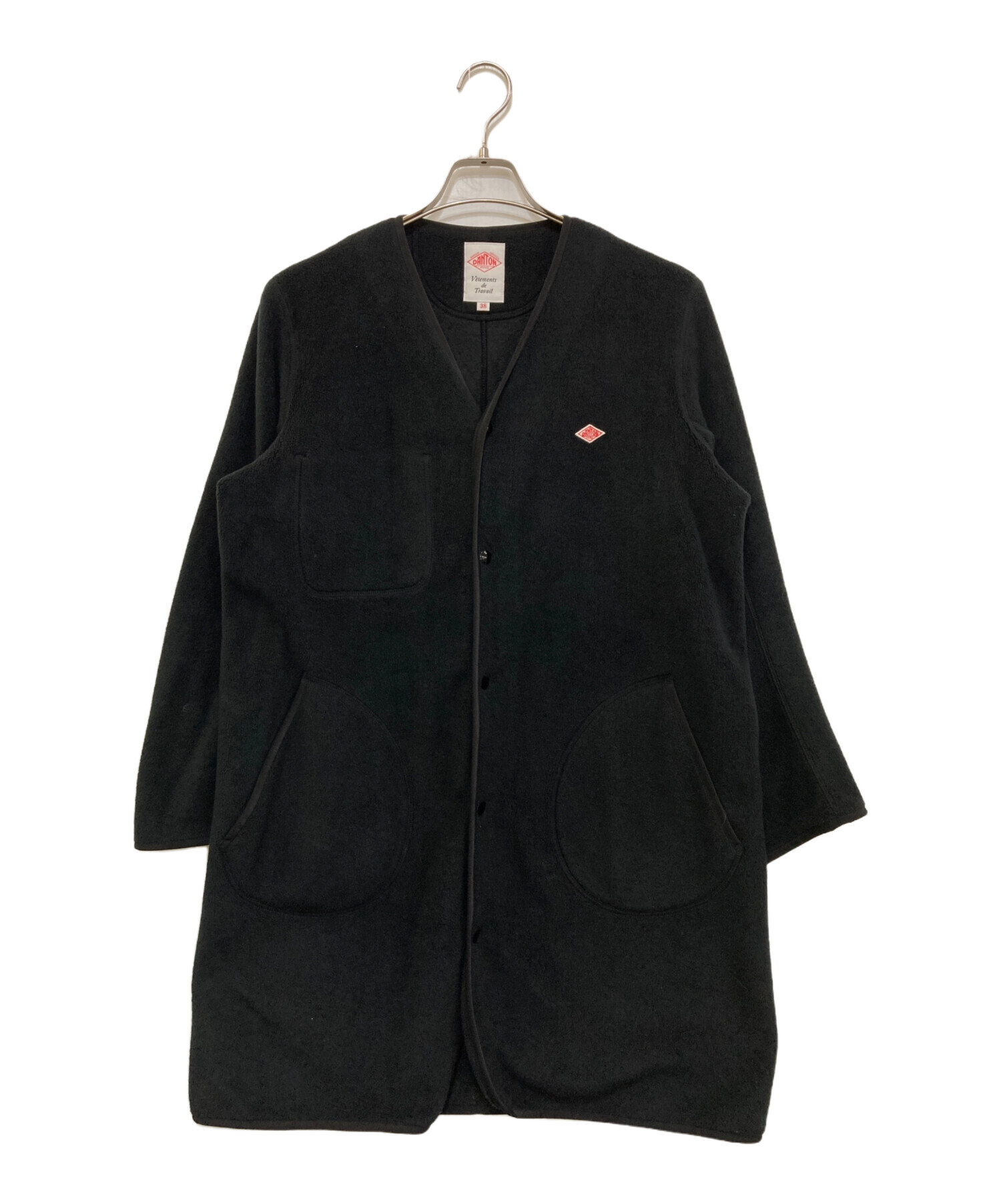 中古・古着通販】DANTON (ダントン) フリースカラーレスコート JD-8992
