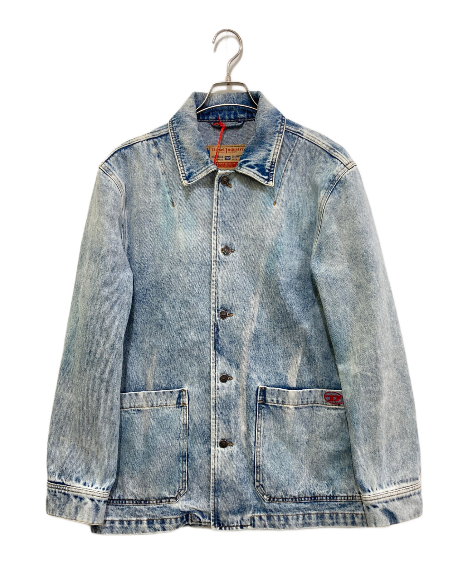 DIESEL D-ROLX デニムカバーオール ジャケット A04074 L 中古・古着通販】DIESEL (ディーゼル) D-ROLK カバーオール インディゴ