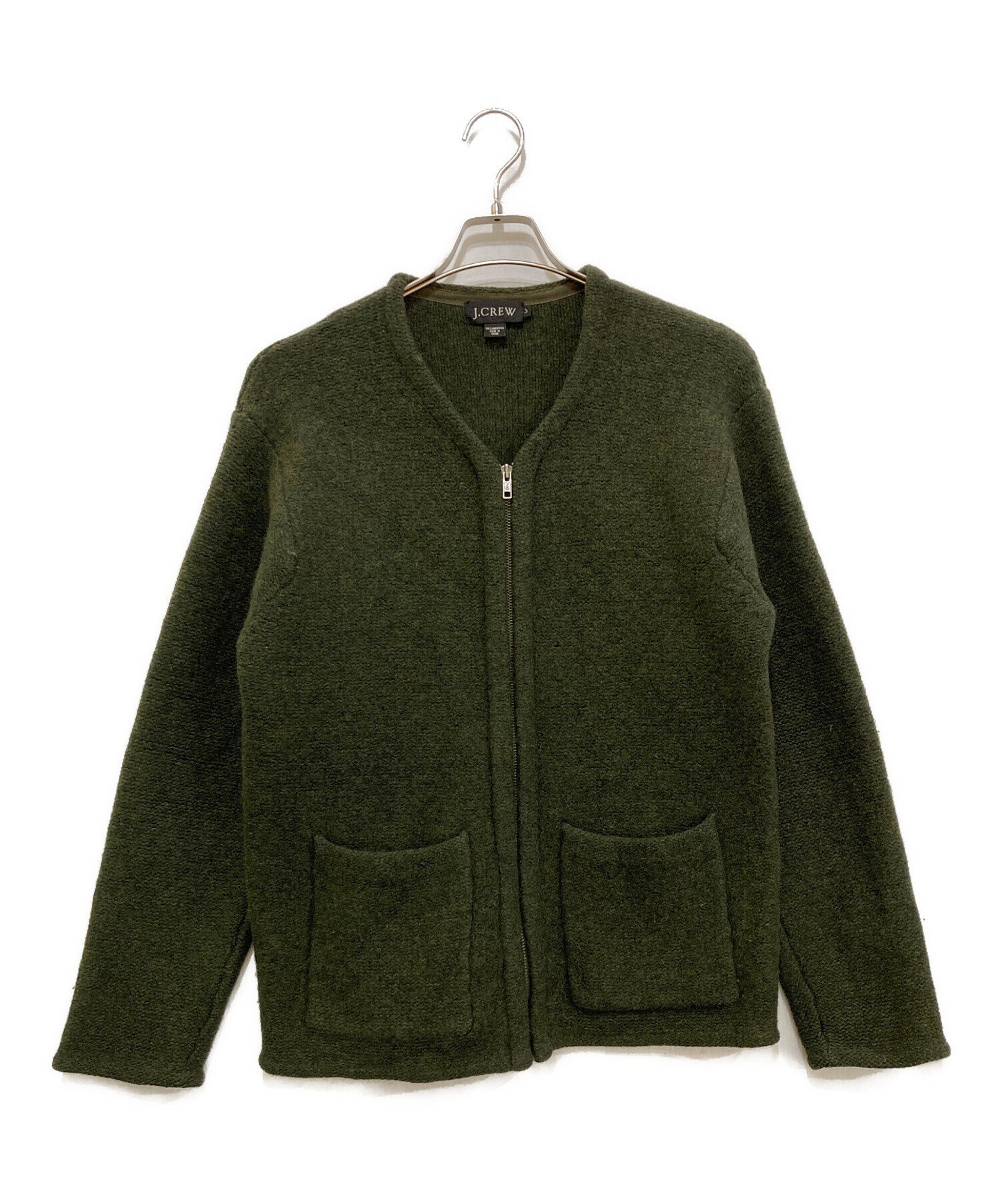 中古・古着通販】J.CREW (ジェイクルー) 90's ジップアップニット