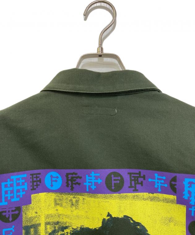 中古・古着通販】flagstuff (フラグスタフ) ジップブルゾン グリーン 