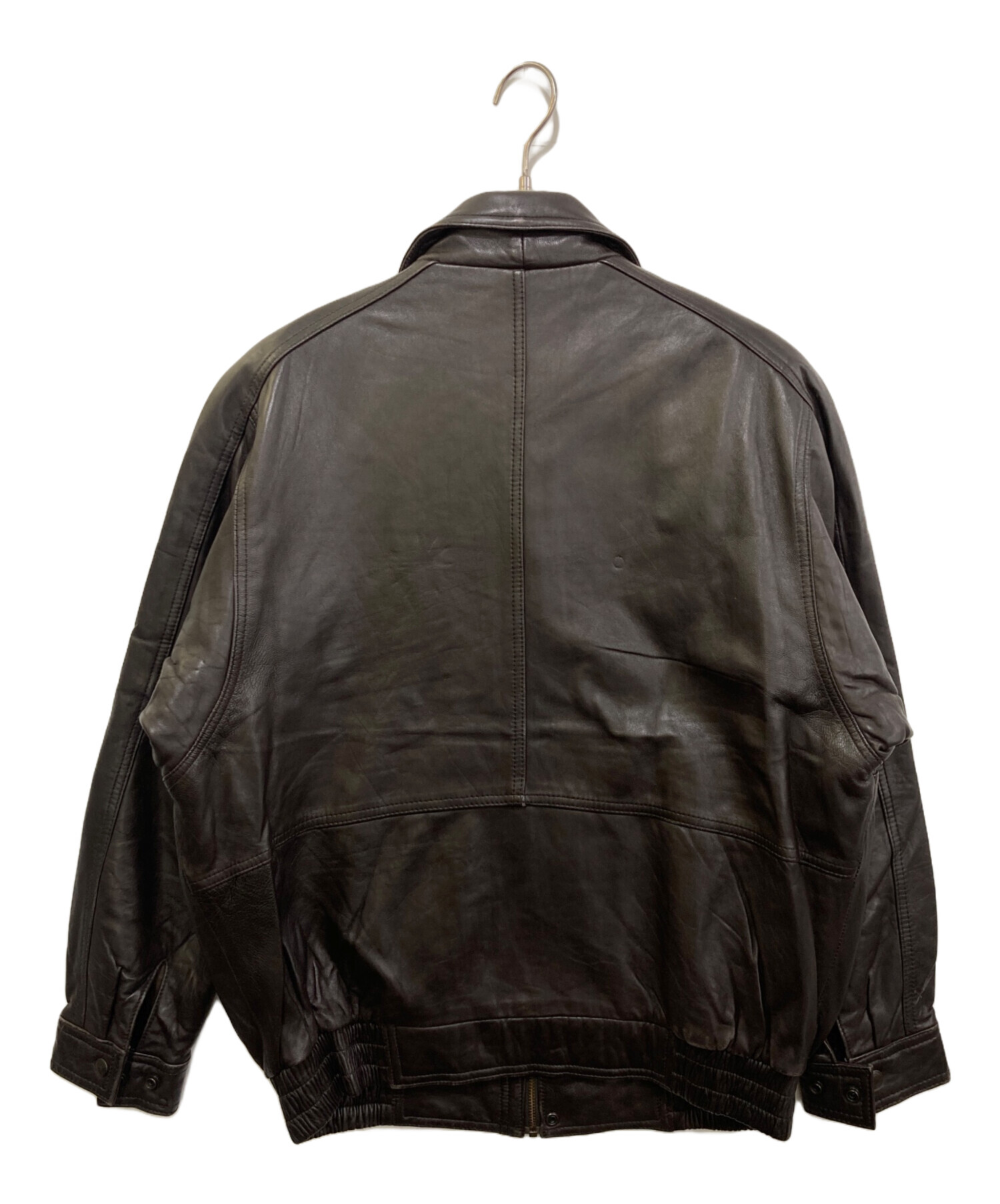 中古・古着通販】DURANTE (デュランテ) レザージャケット ブラウン