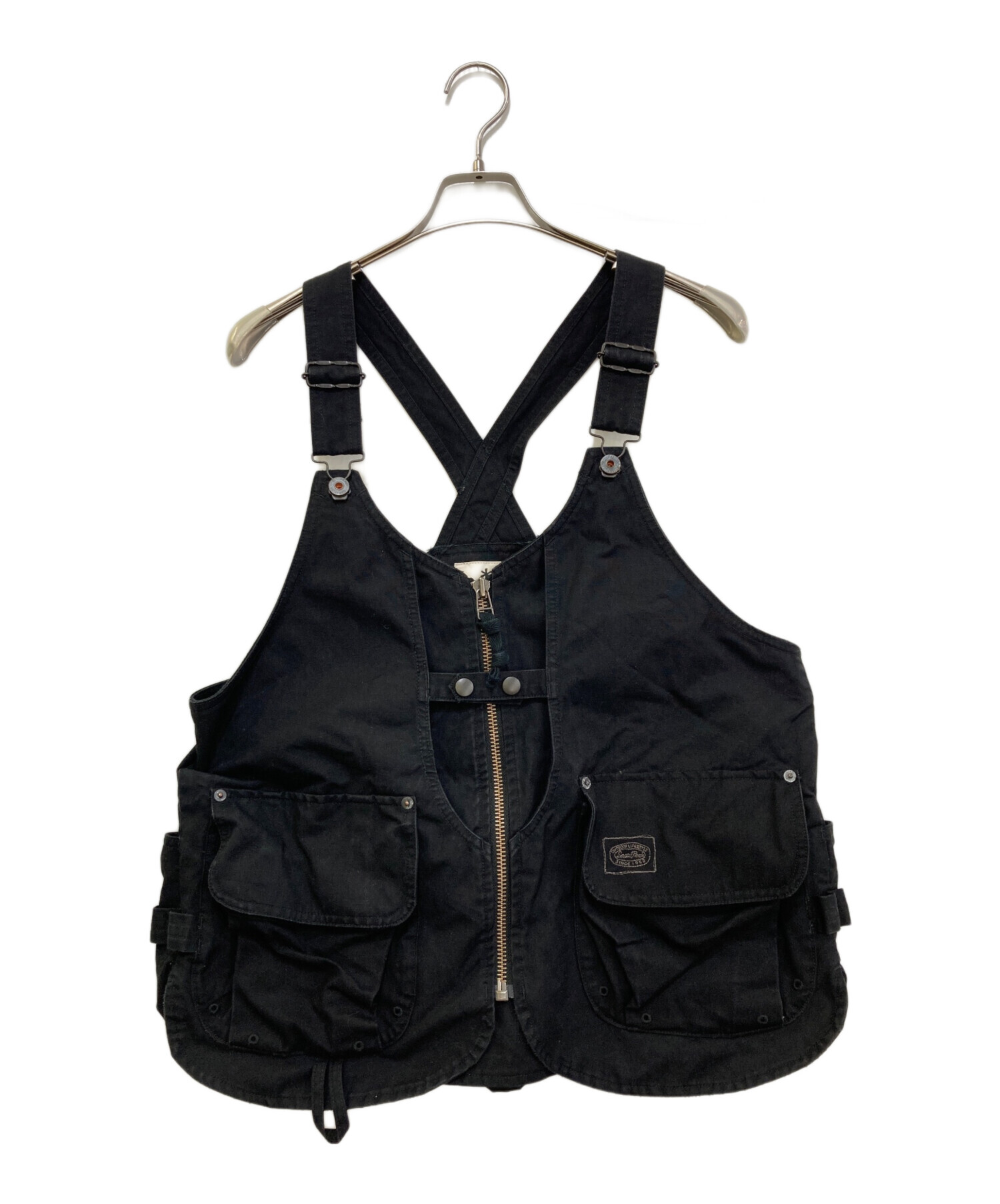 スノーピーク　焚火ベスト　ブラック　キャンプベスト 中古・古着通販】Snow peak (スノーピーク) 焚火キャンバスベスト JK