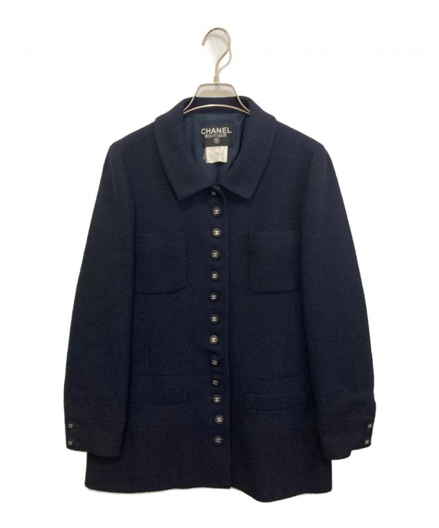 【未使用】CHANEL 96A ココボタン ヴィンテージ ウール セットアップ 中古・古着通販】CHANEL (シャネル) ココボタンウールセットアップ