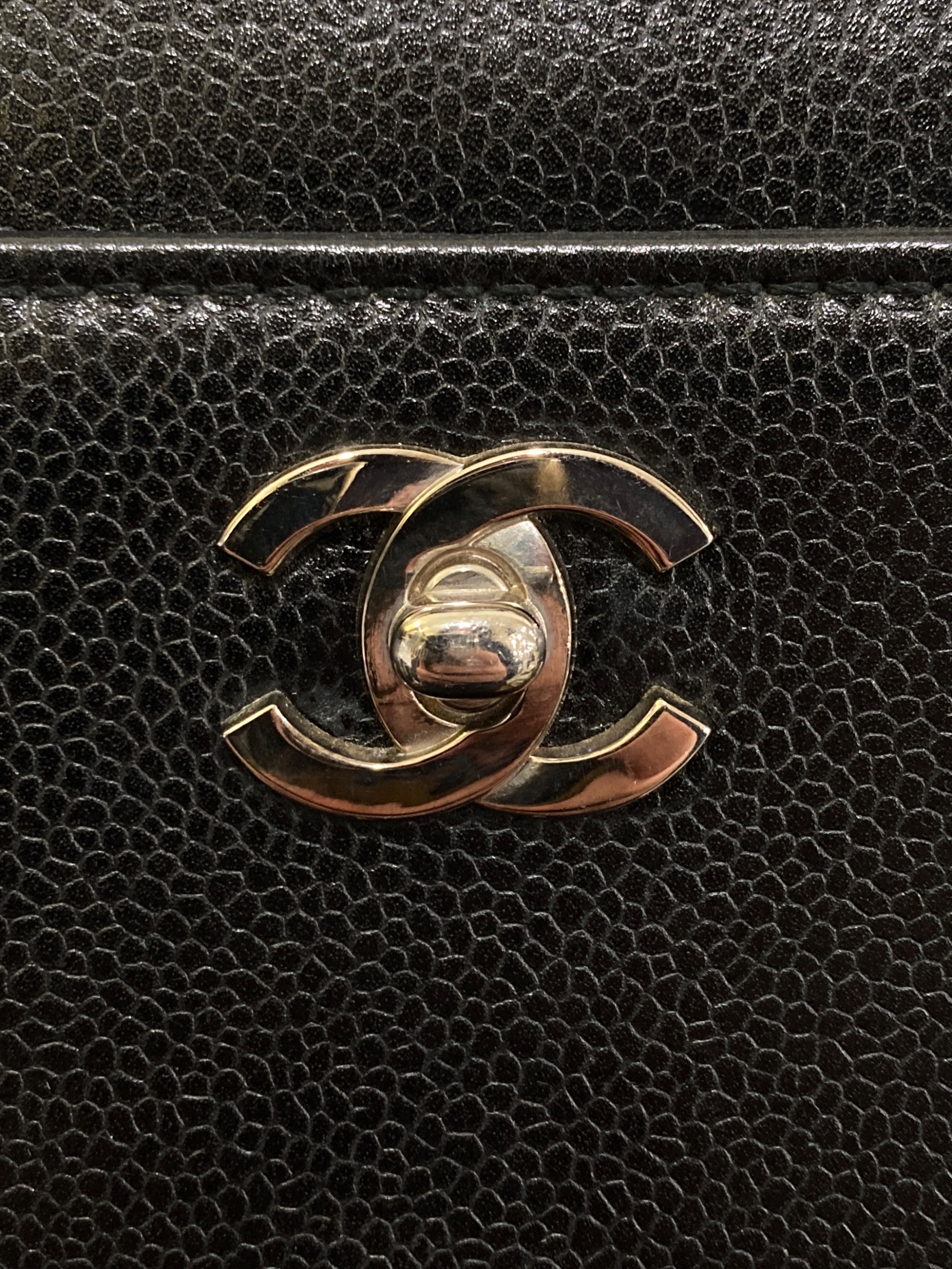 中古・古着通販】CHANEL (シャネル) キャビアスキンココマークトート