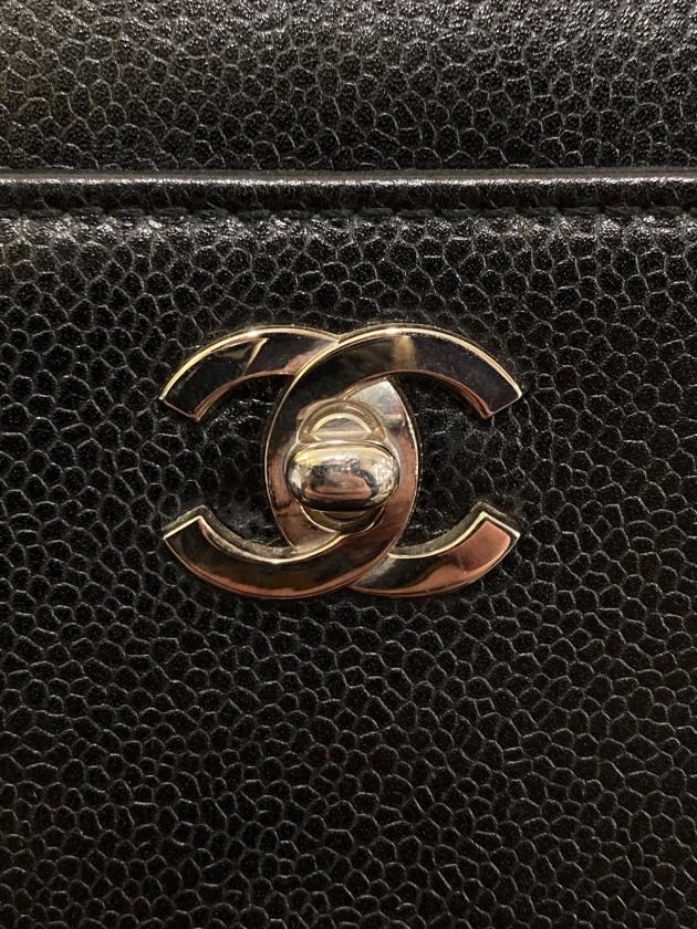 中古・古着通販】CHANEL (シャネル) キャビアスキンココマークトート