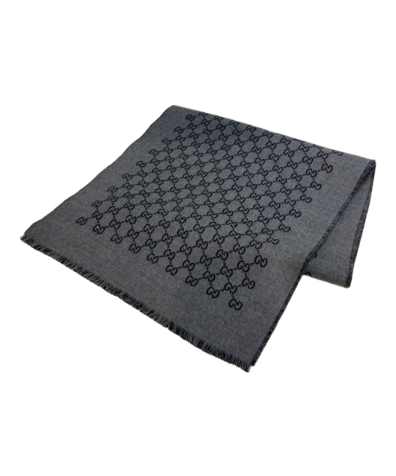 中古・古着通販】GUCCI (グッチ) GG ジャガードウールマフラー 391246