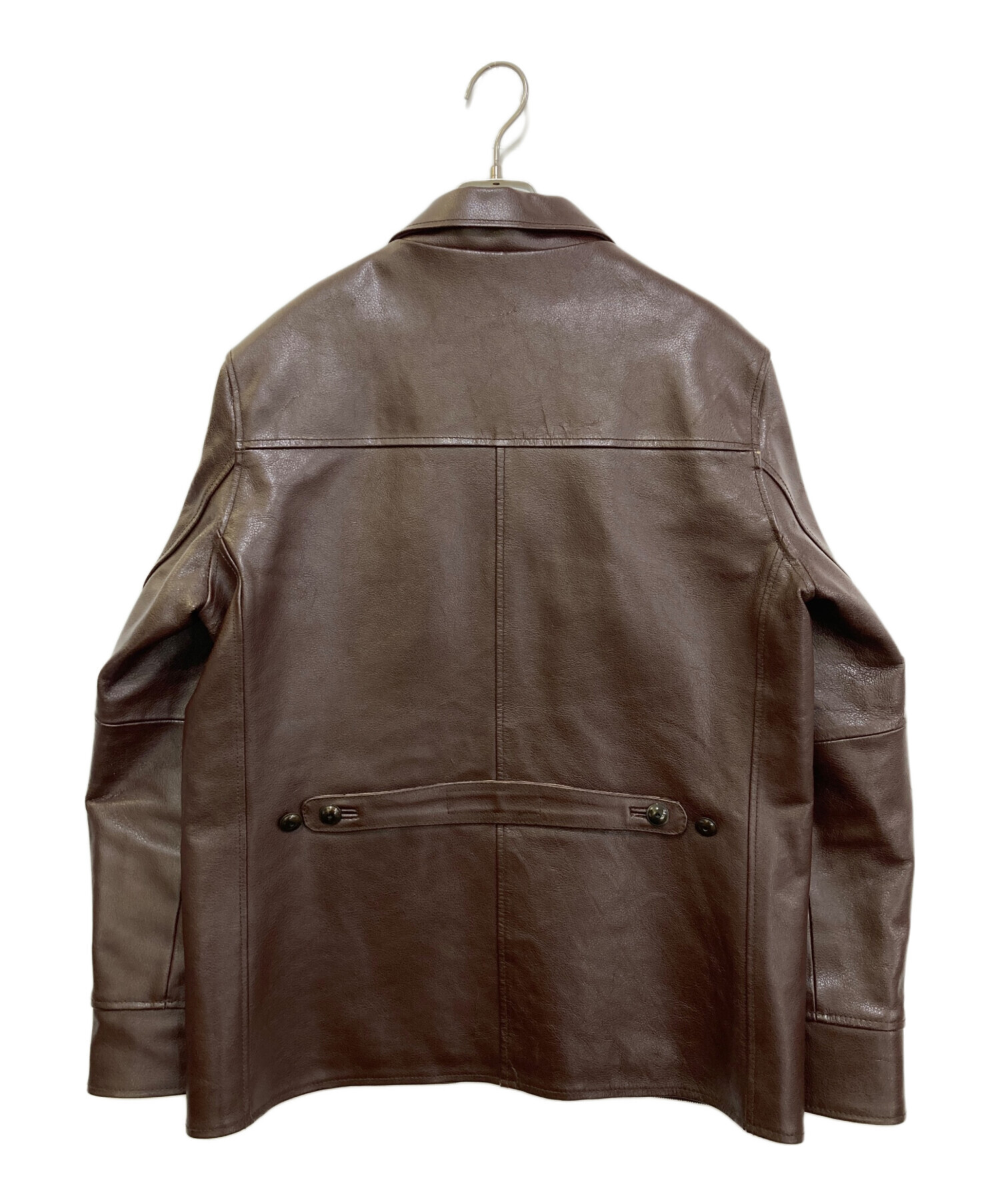 中古・古着通販】BEN DAVIS (ベンデイビス) レザージャケット ブラウン