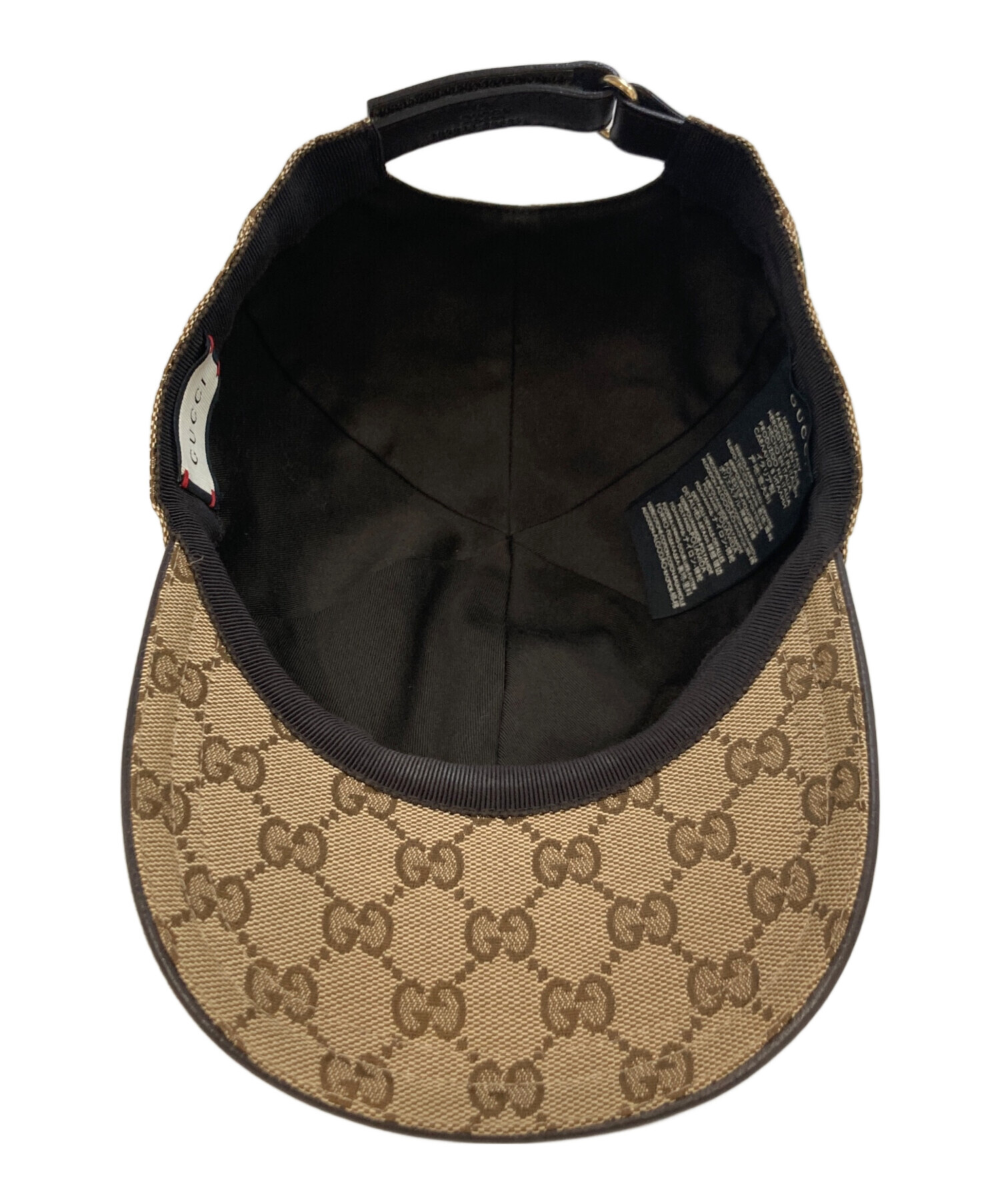 中古・古着通販】GUCCI (グッチ) GGキャンバスベースボールキャップ