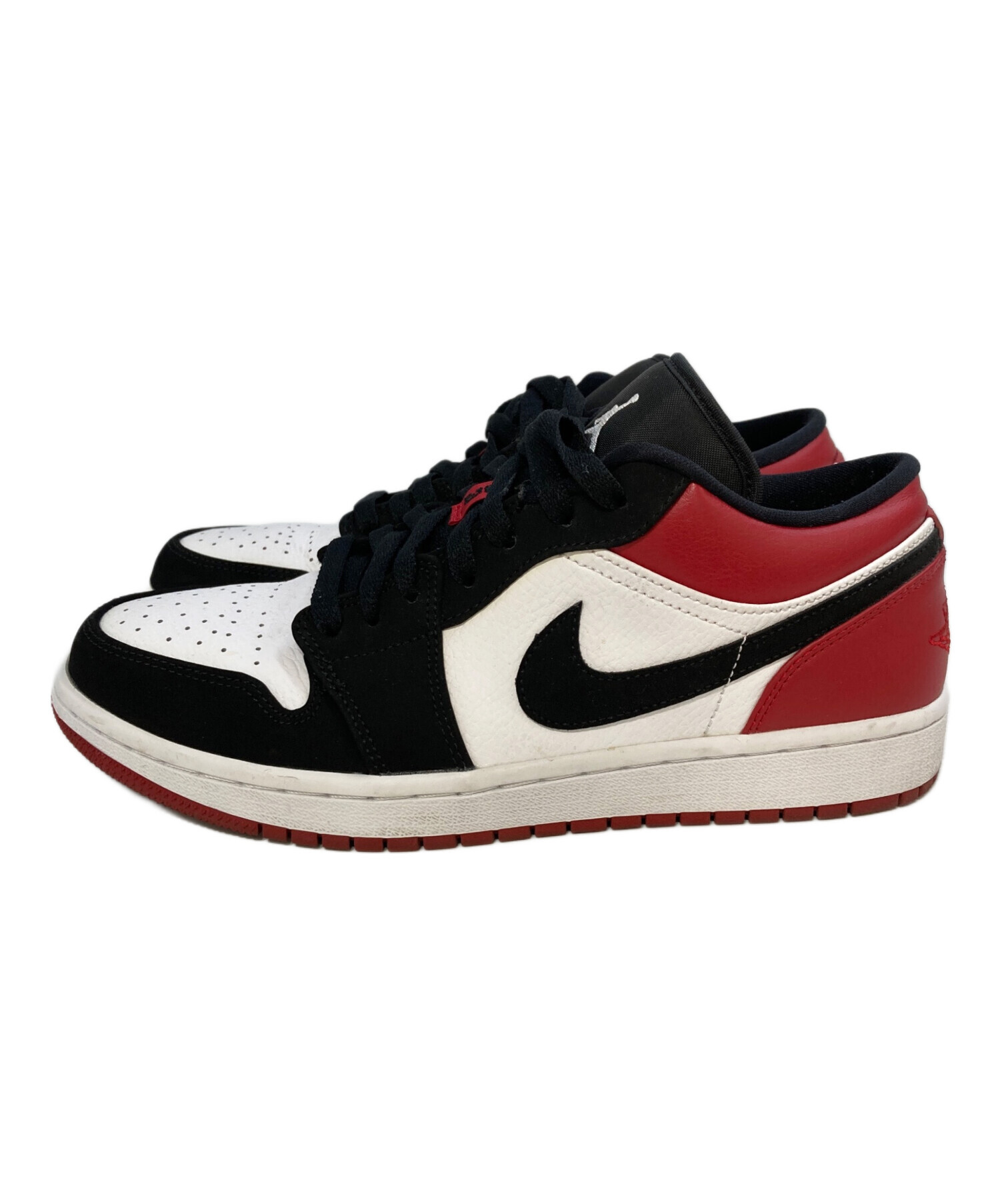 中古・古着通販】NIKE (ナイキ) AIR JORDAN 1 LOW レッド×ホワイト