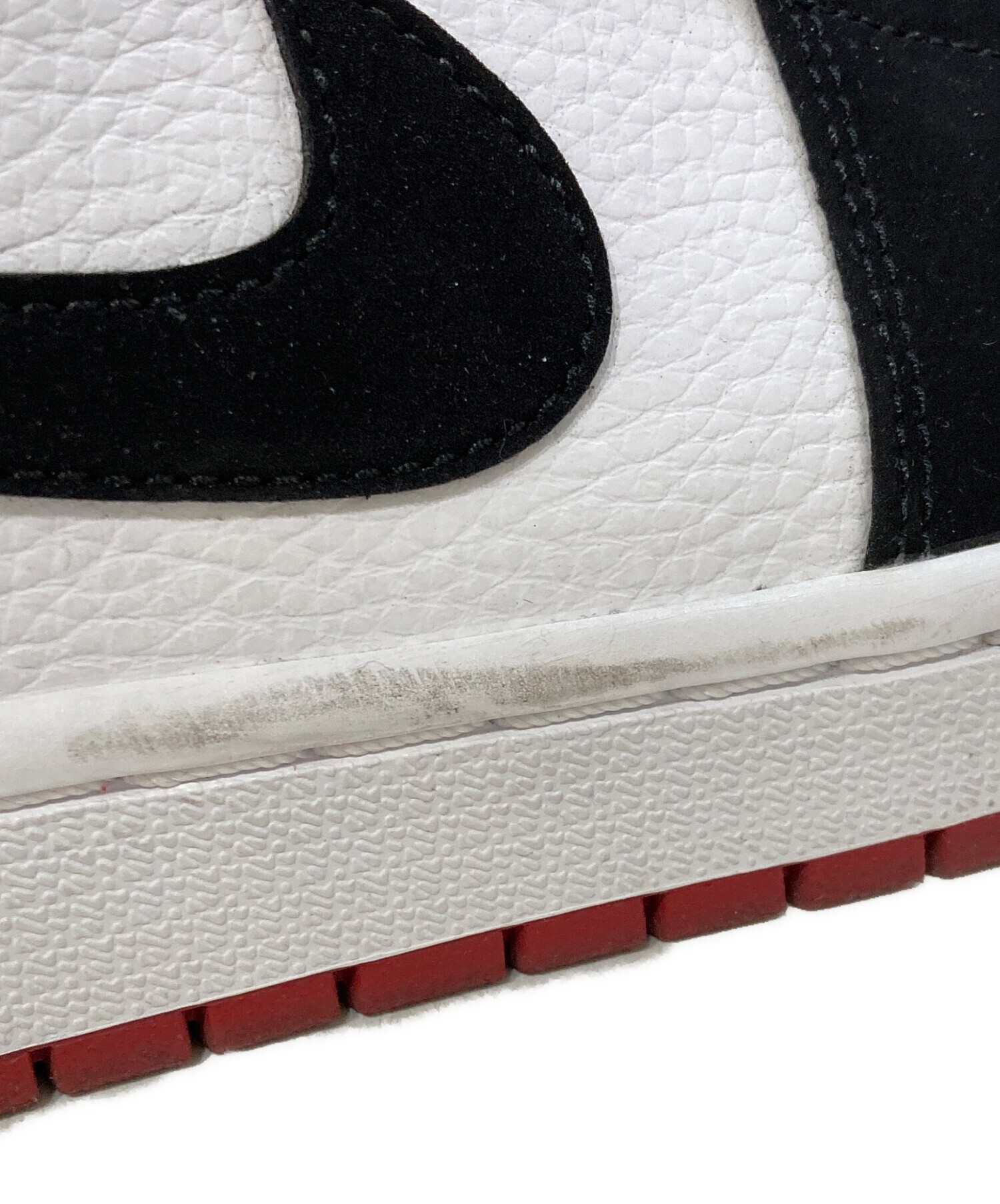 中古・古着通販】NIKE (ナイキ) AIR JORDAN 1 LOW レッド×ホワイト