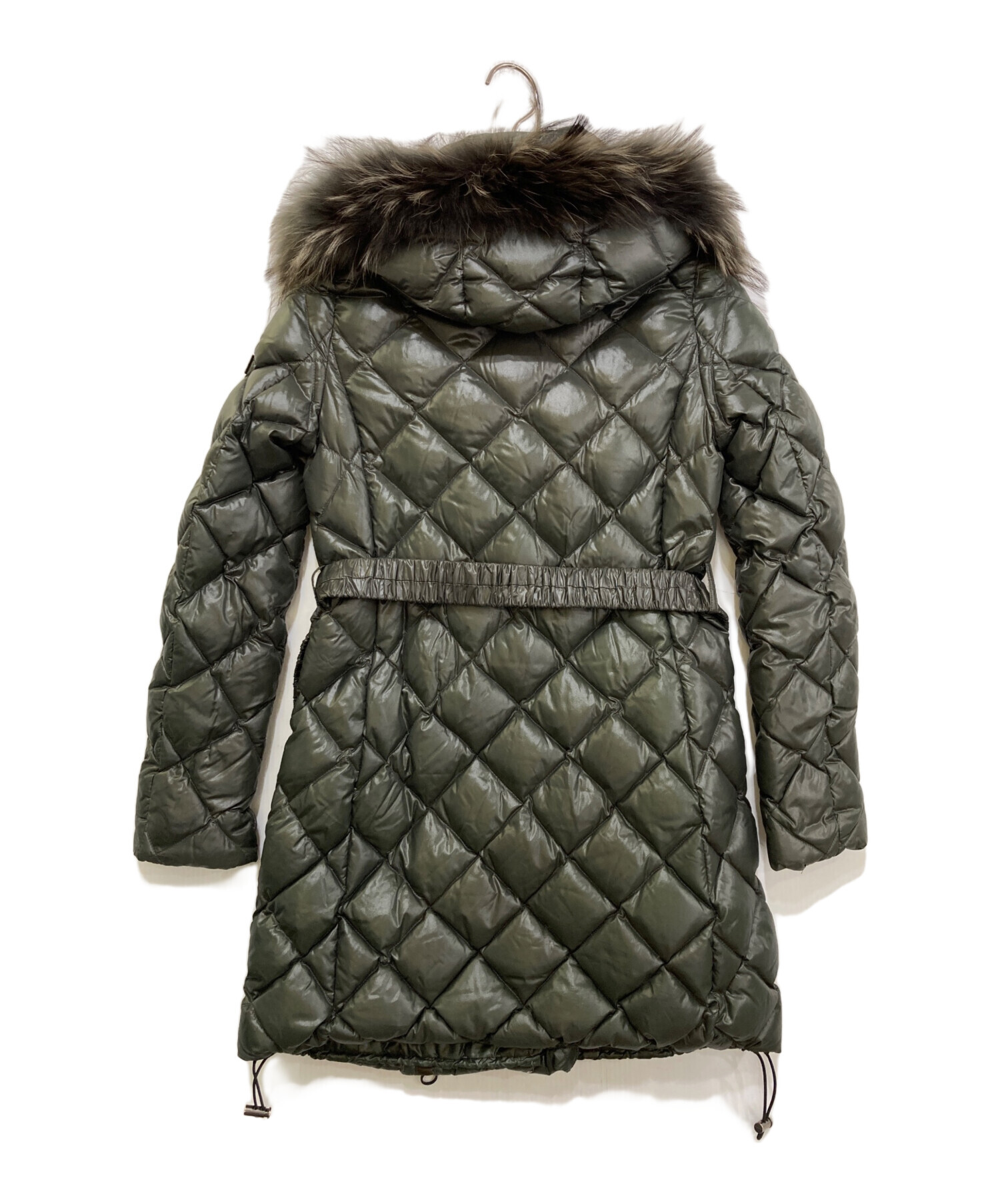 中古・古着通販】TATRAS (タトラス) ラクーンファーダウンコート モス