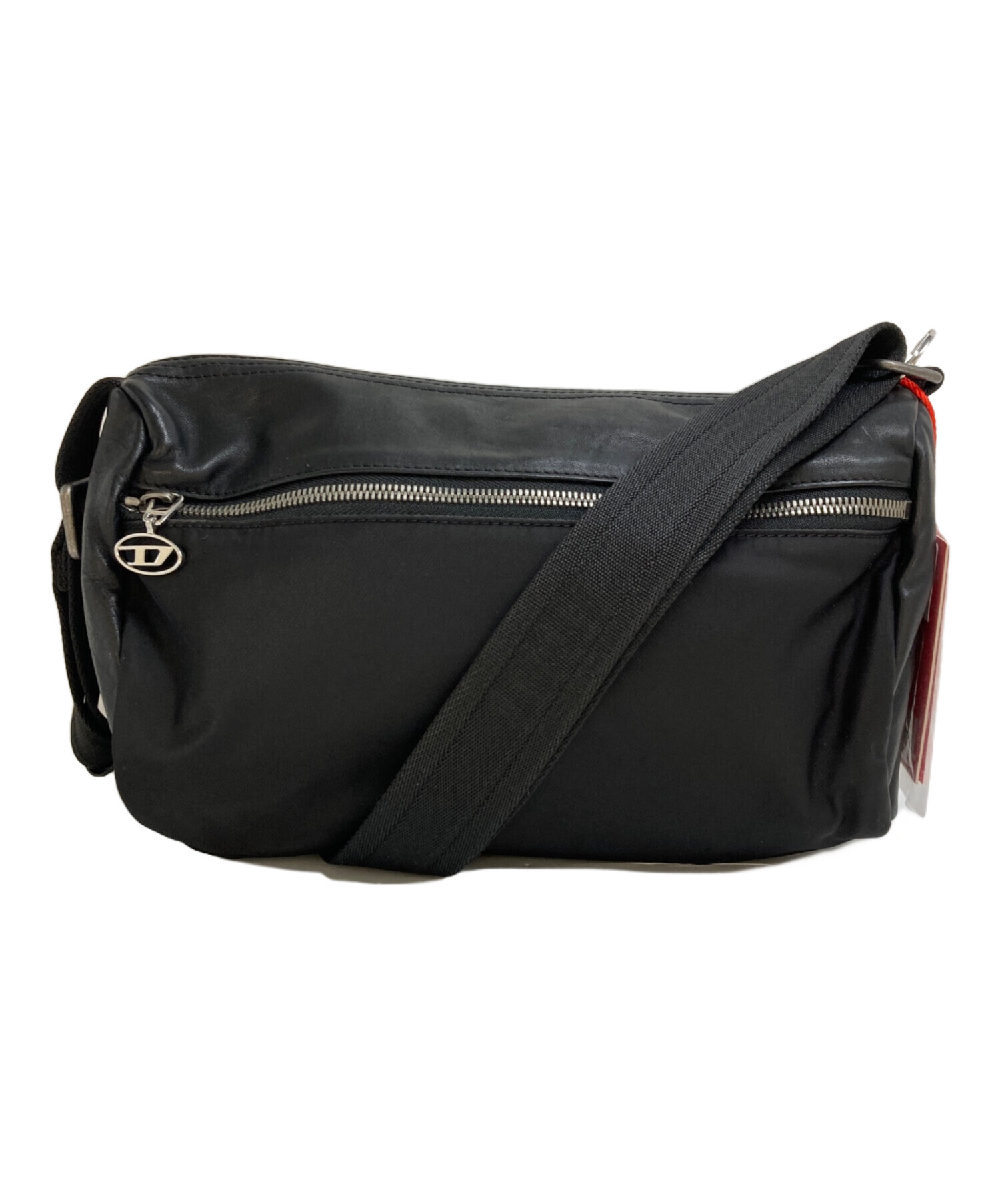中古・古着通販】DIESEL (ディーゼル) JOHN レザーショルダーバッグ