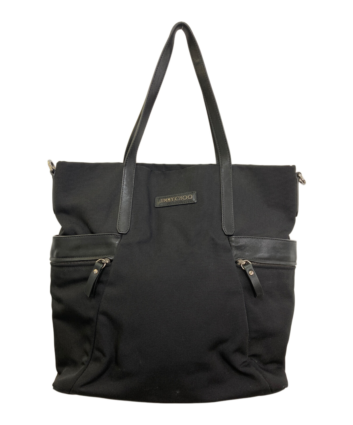 中古・古着通販】JIMMY CHOO (ジミーチュウ) ナイロンキャンバストート