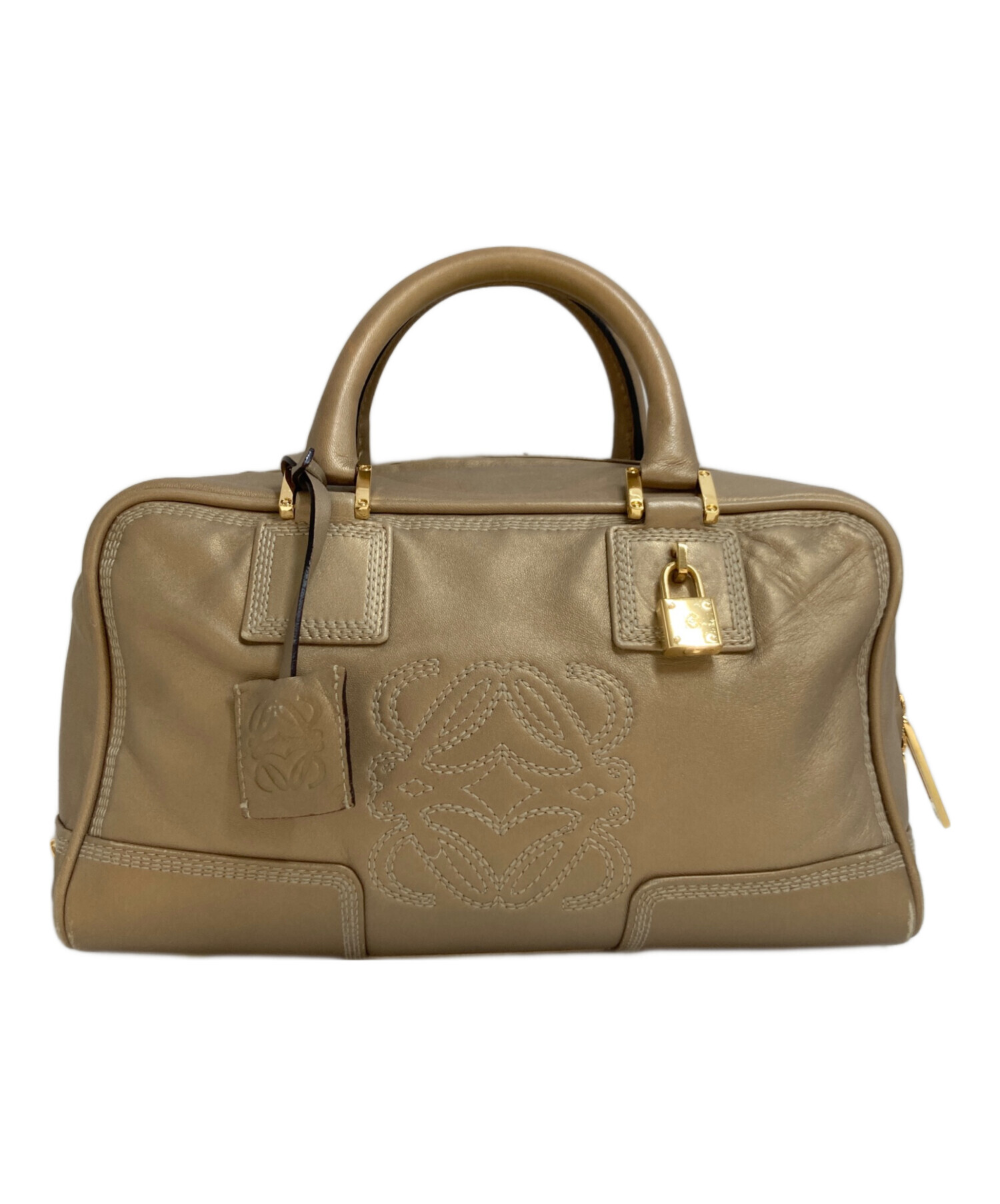 中古・古着通販】LOEWE (ロエベ) アマソナ36/アナグラムミニボストンッ