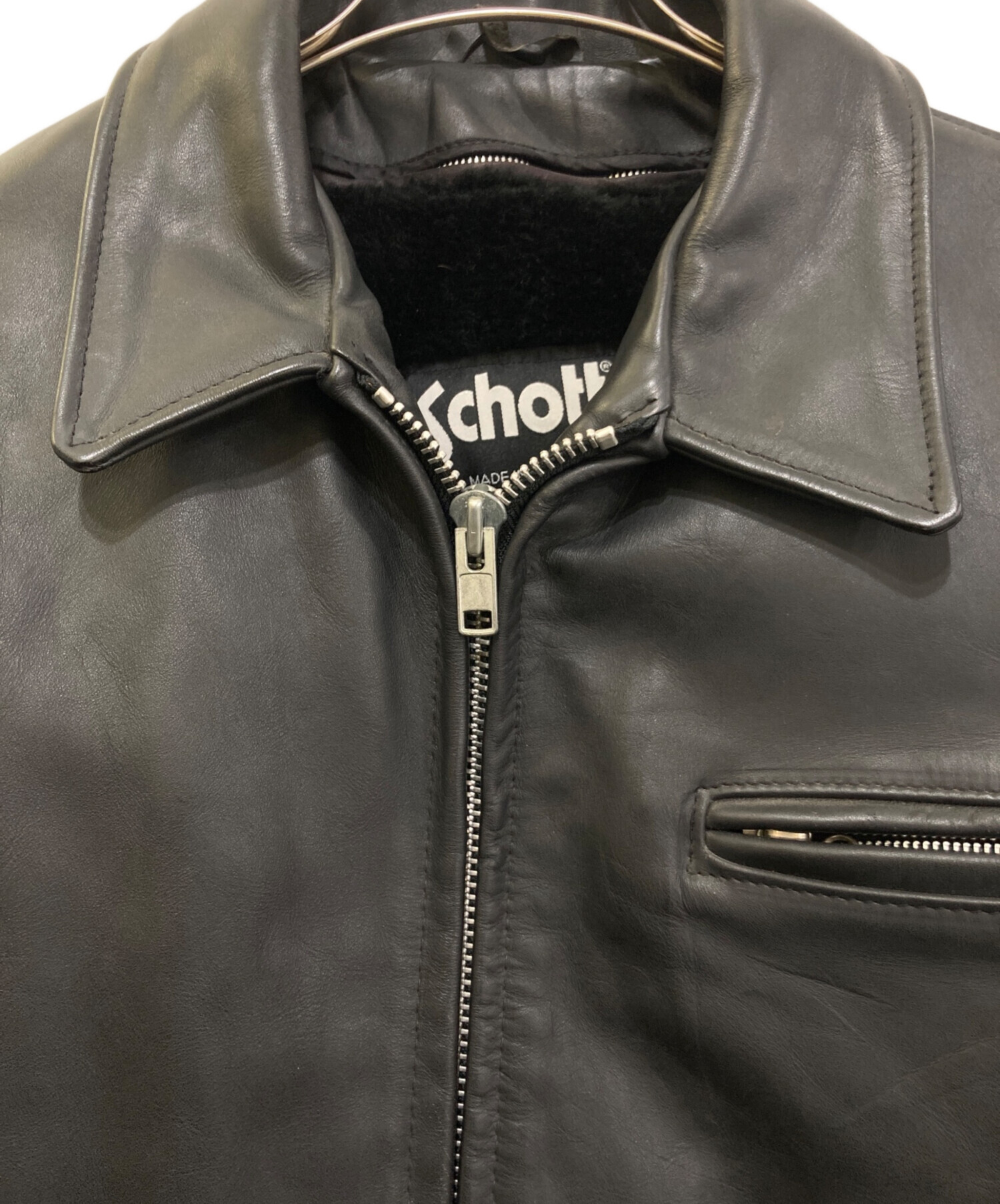 中古・古着通販】Schott (ショット) シングルレザージャケット