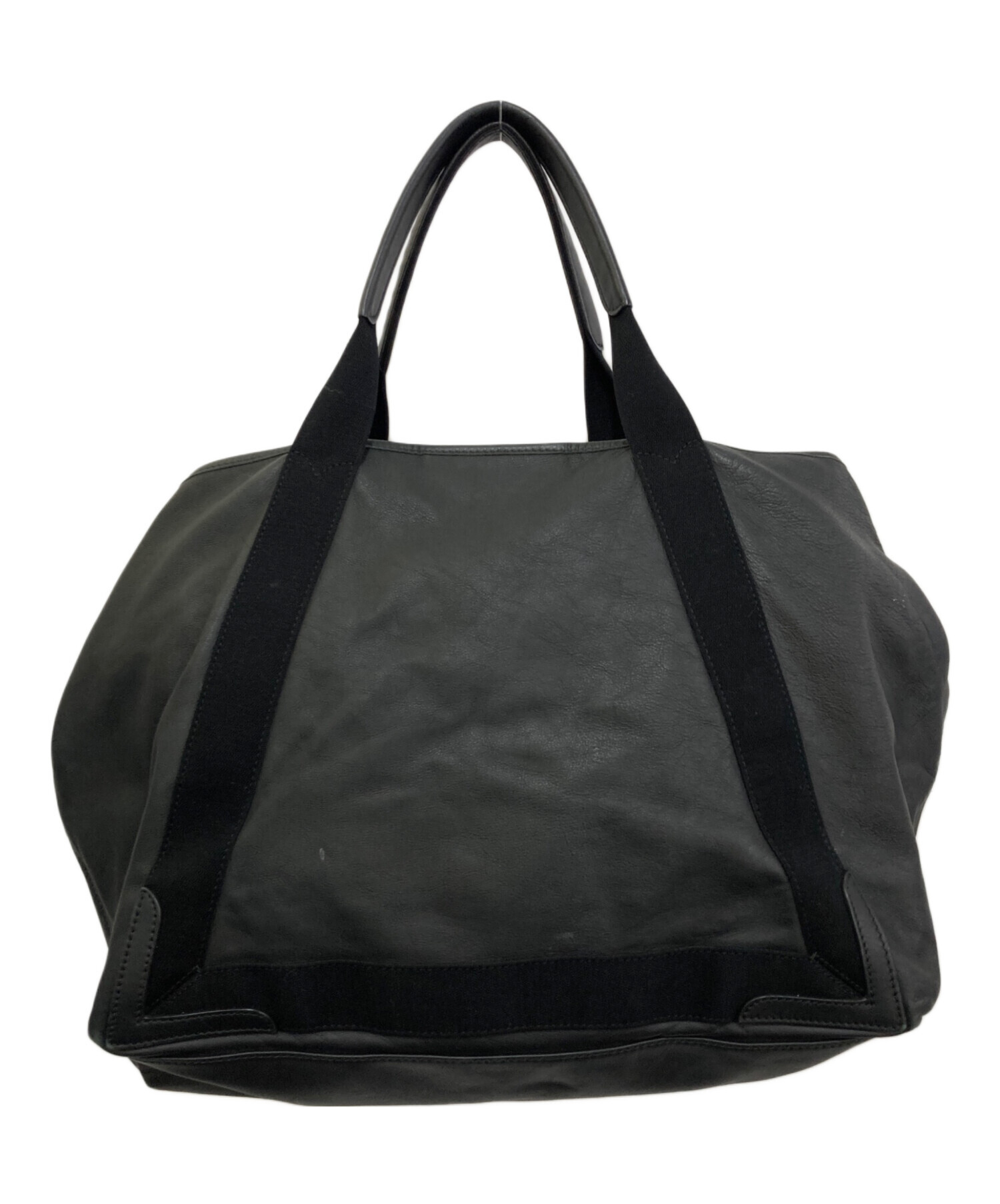 中古・古着通販】BALENCIAGA (バレンシアガ) ネイビーカバスM/レザー