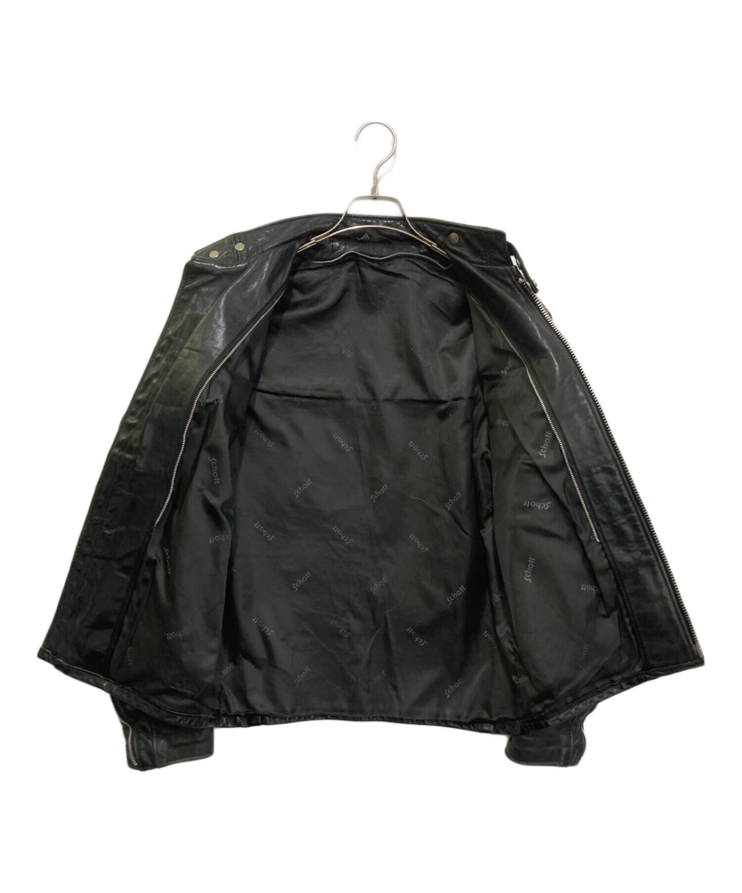 中古・古着通販】Schott (ショット) カウハイドシングルライダース