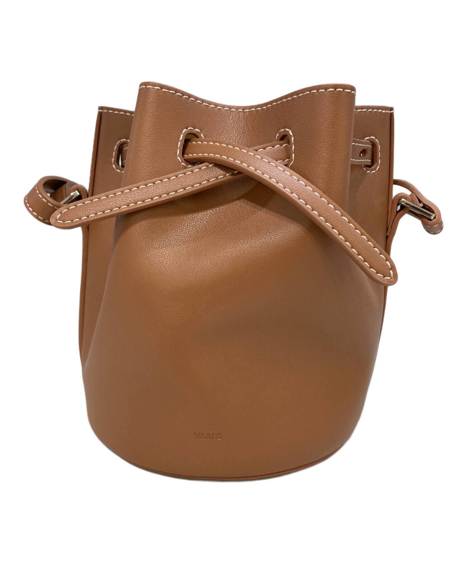 ▼美品　vasic CLUB MINI ショルダーバッグ　レザー　ブラウン 中古・古着通販】VASIC (ヴァジック) Club Mini Mini ブラウン