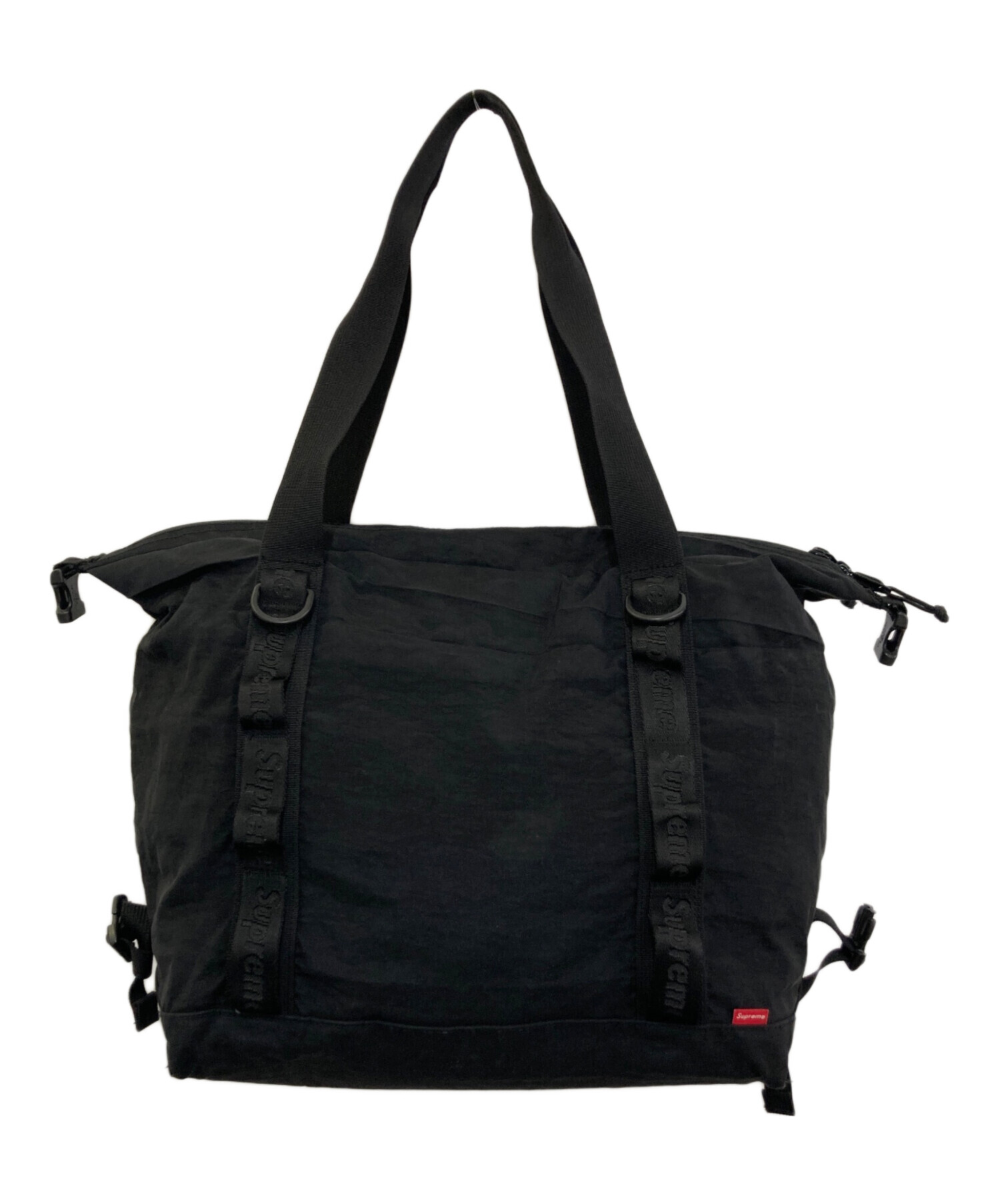 中古・古着通販】SUPREME (シュプリーム) Zip Tote Bag ブラック