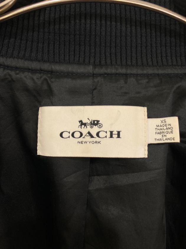 中古・古着通販】COACH (コーチ) 袖レザー切替スタジャン F56276