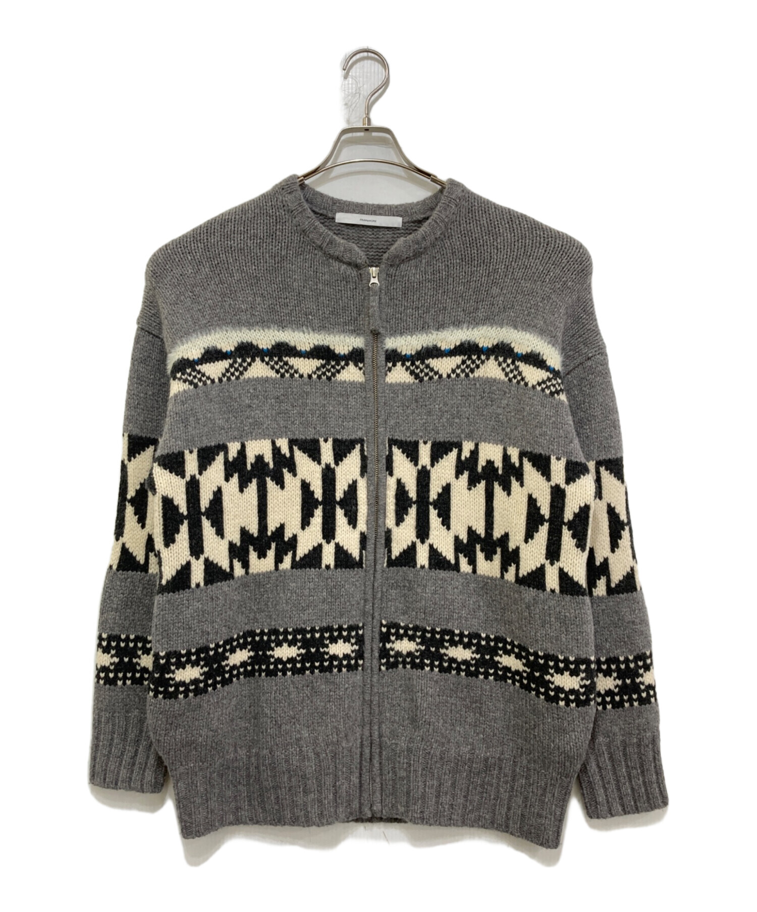 中古・古着通販】FRAMeWORK (フレームワーク) ジャガードZIP