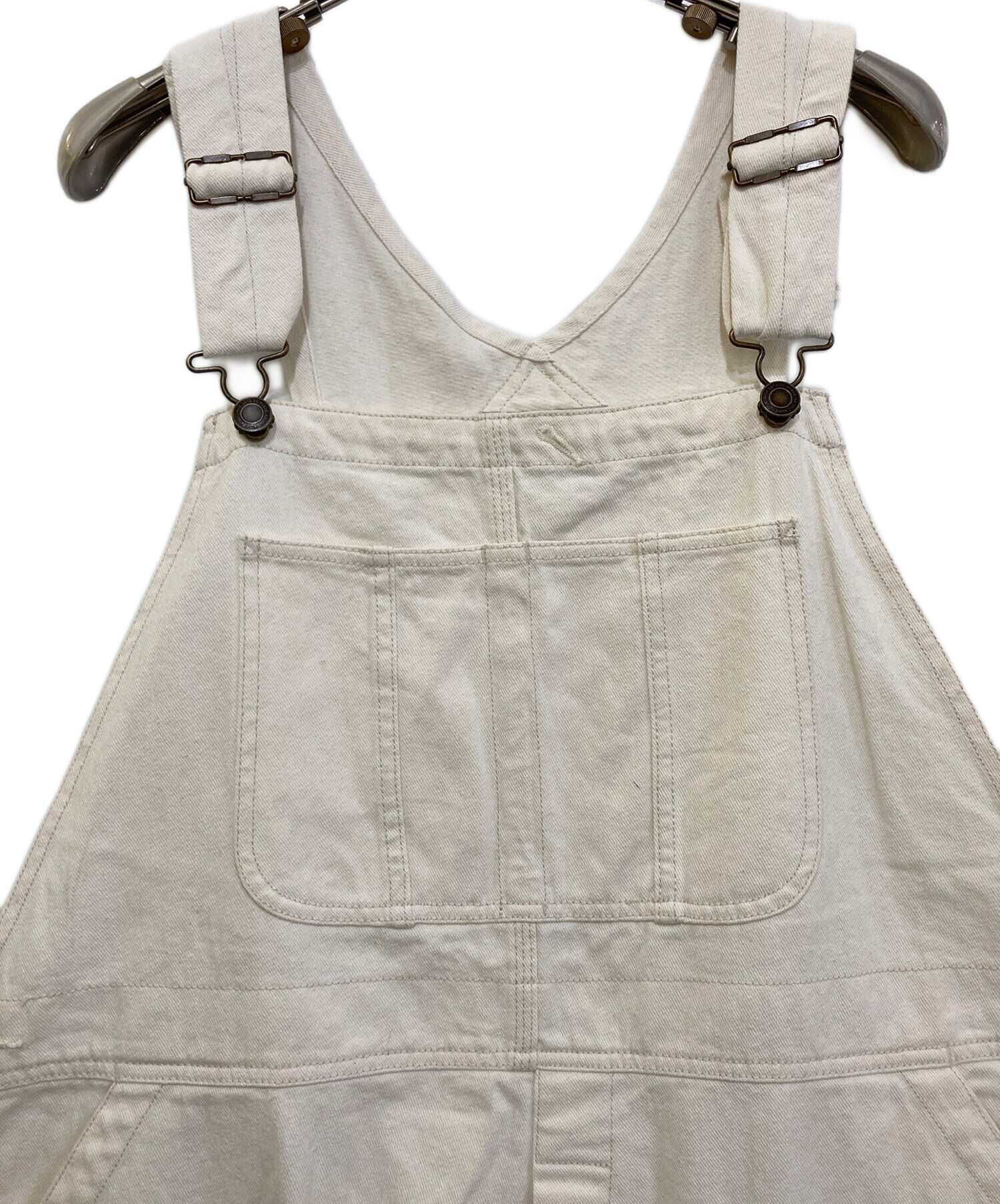 専用☆argue オーバーオール 中古・古着通販】ARGUE (アーギュ) OVERSIZED LADY OVERALL ホワイト