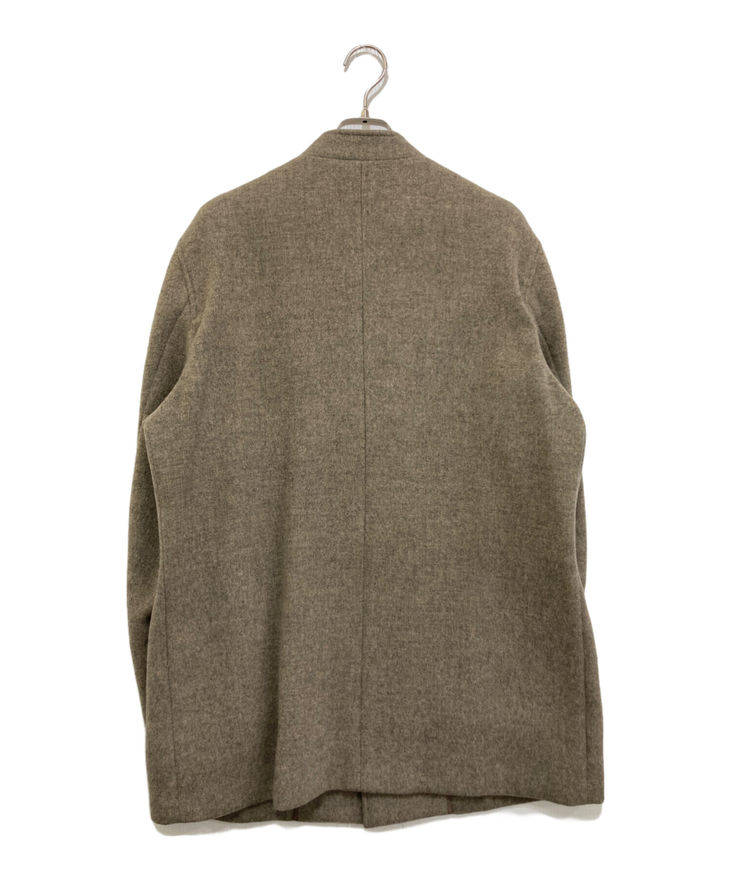 中古・古着通販】PAPAS (パパス) スタンドカラージャケット グレー