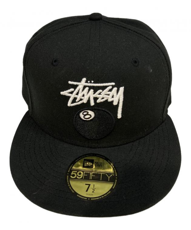 STUSSY ニューエラ LA 7 3/8 ブラック 中古・古着通販】stussy (ステューシー) New Era (ニューエラ