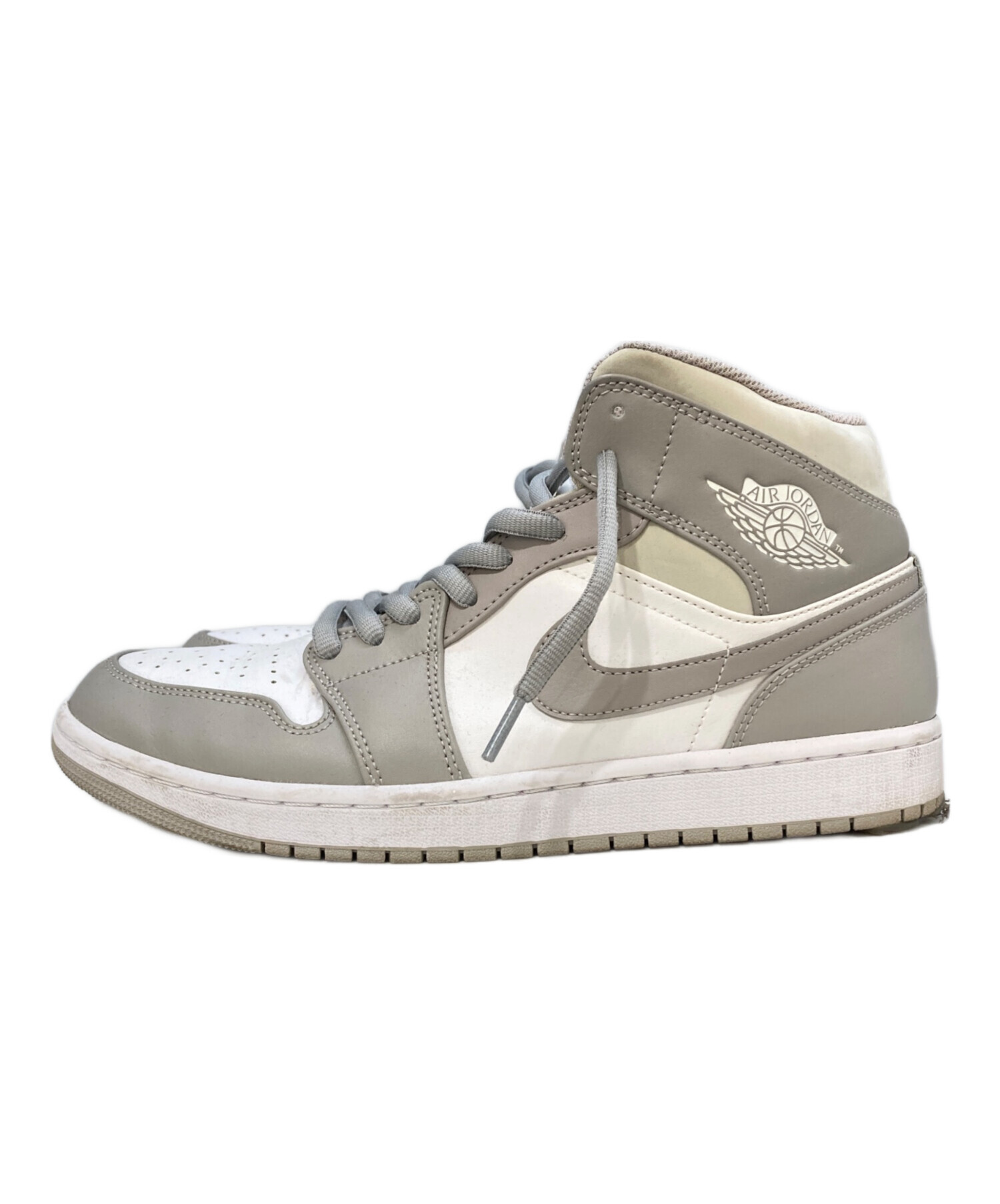 中古・古着通販】NIKE (ナイキ) AIR JORDAN 1 MID グレー サイズ:28.5 