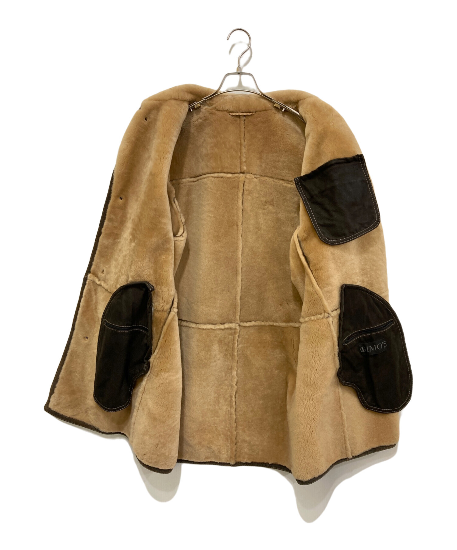 中古・古着通販】GIMO'S (ジモス) ムートンジャケット ブラウン サイズ