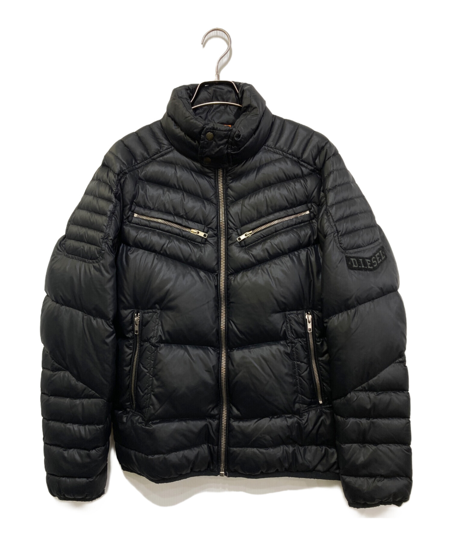 中古・古着通販】DIESEL (ディーゼル) ダウンジャケット ブラック