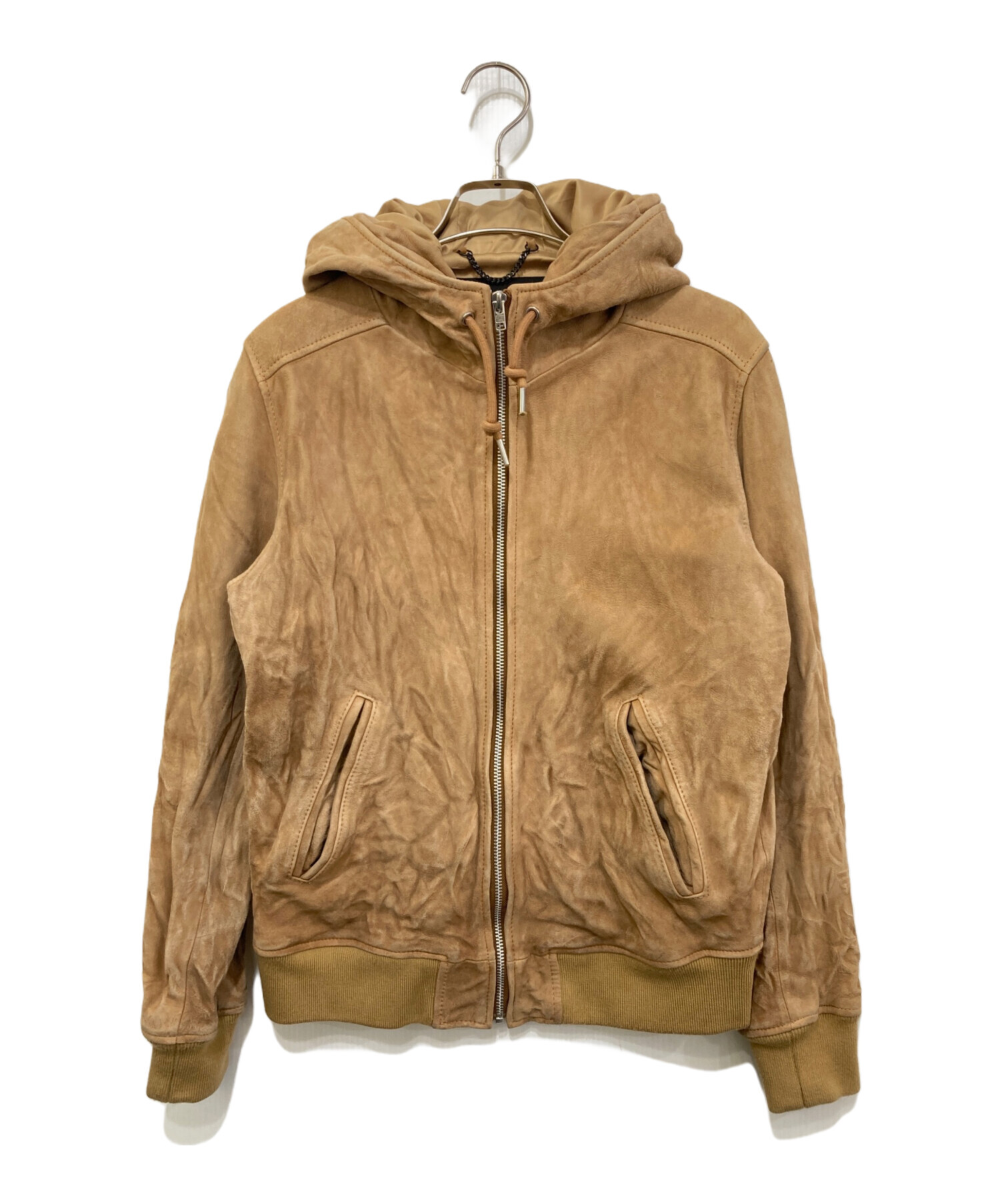 中古・古着通販】Schott (ショット) レザージャケット ベージュ サイズ 