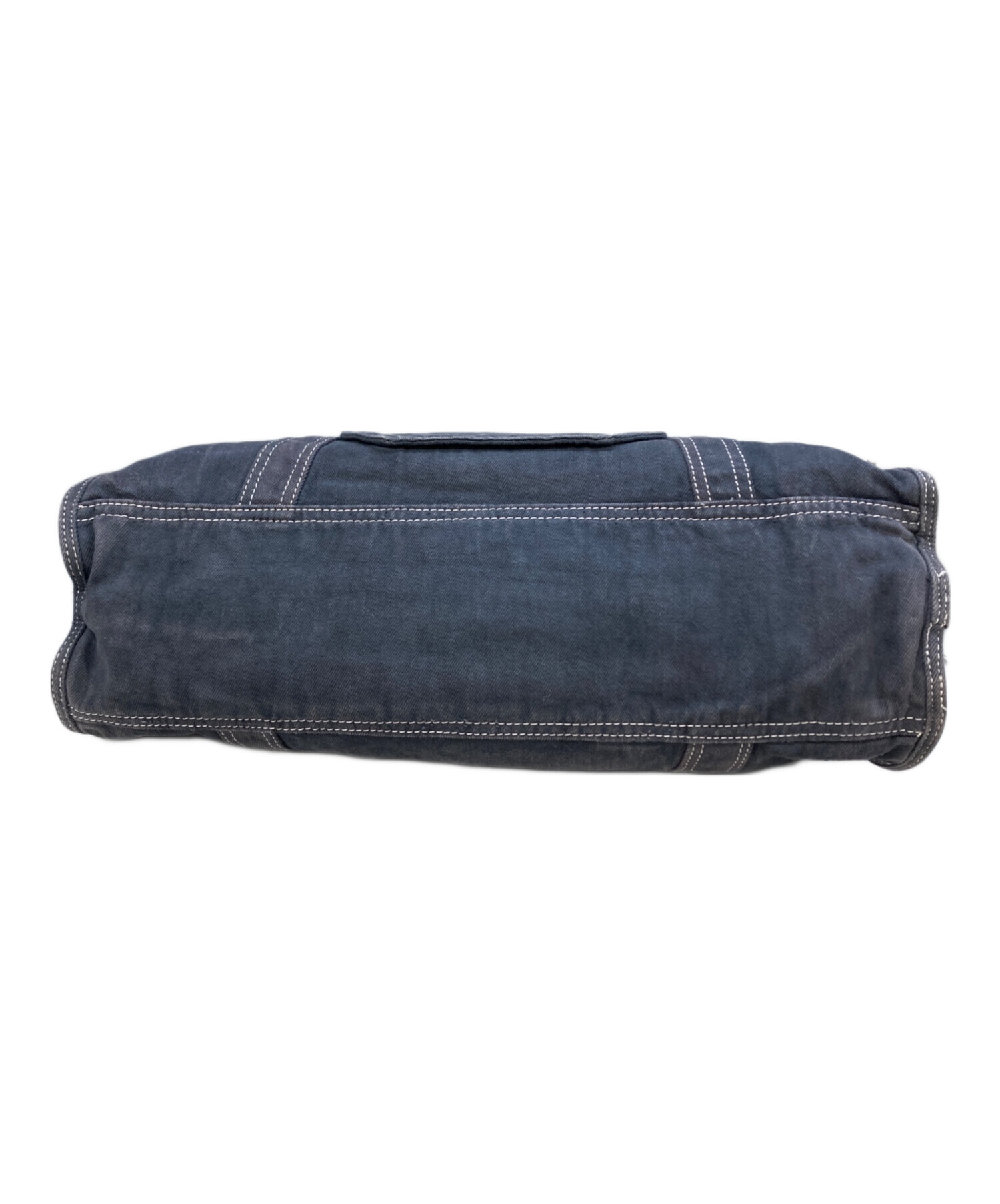中古・古着通販】DIESEL (ディーゼル) メタルロゴデニムトートバッグ 