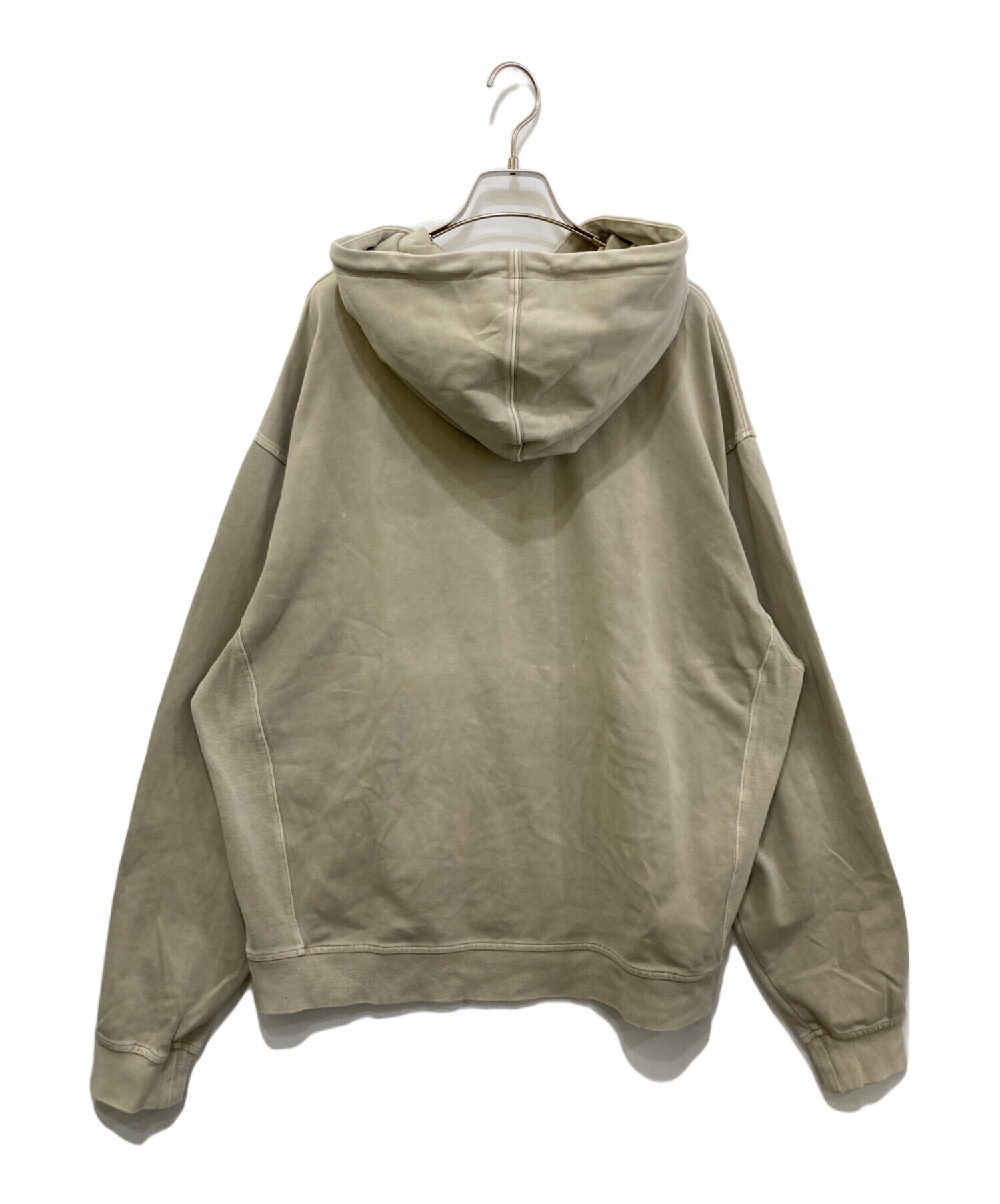 中古・古着通販】KITH (キス) プルオーバーパーカー ベージュ サイズ 