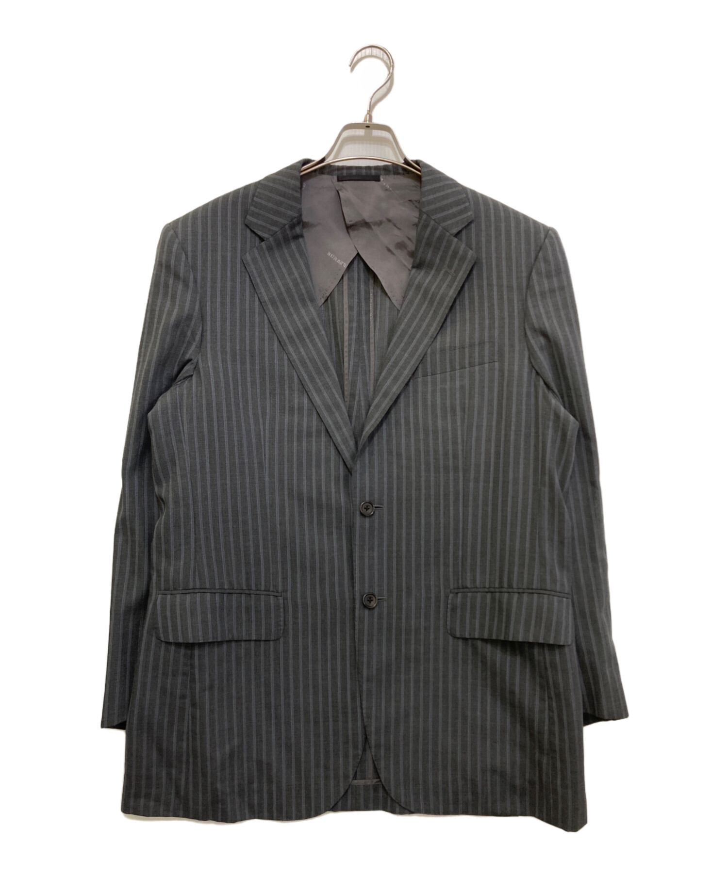 ✨️美品 バーバリーロンドン スーツ グレー ストライプ XL