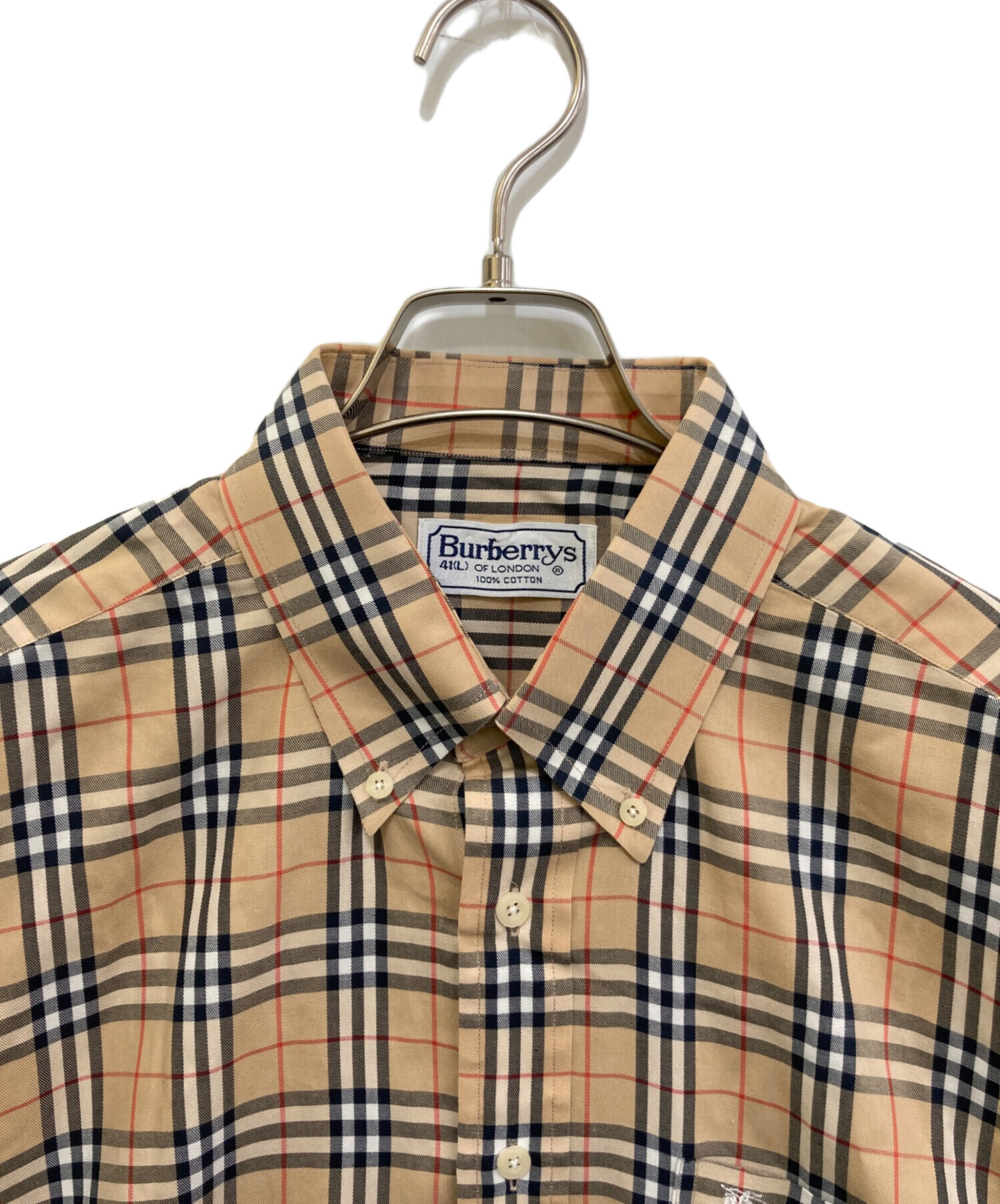 バーバリーブラウス 未使用近 美品 ベージュ ノバチェック 定価約36000 中古・古着通販】Burberry's (バーバリー) ノヴァチェックシャツ