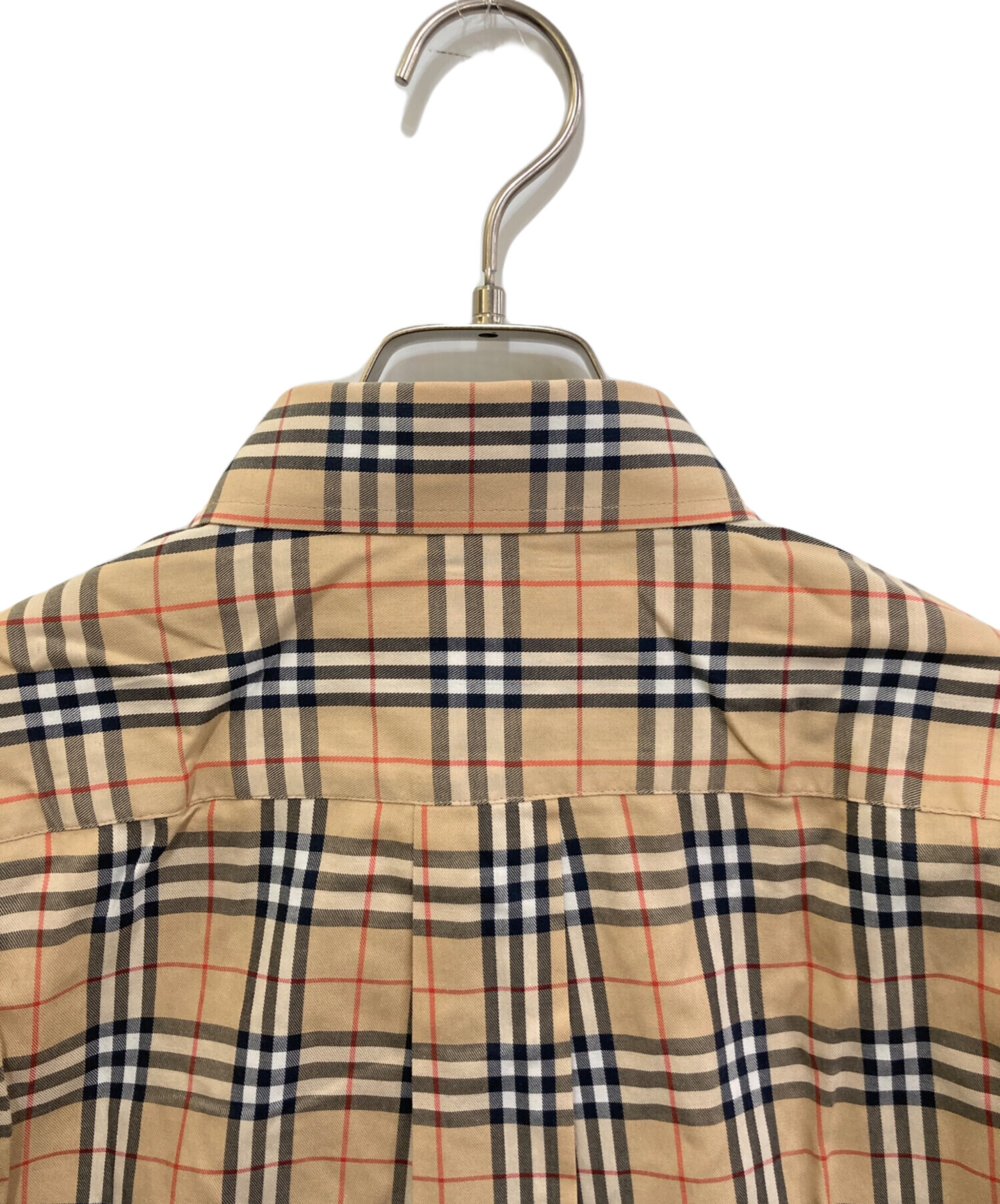 バーバリーブラウス 未使用近 美品 ベージュ ノバチェック 定価約36000 中古・古着通販】Burberry's (バーバリー) ノヴァチェックシャツ